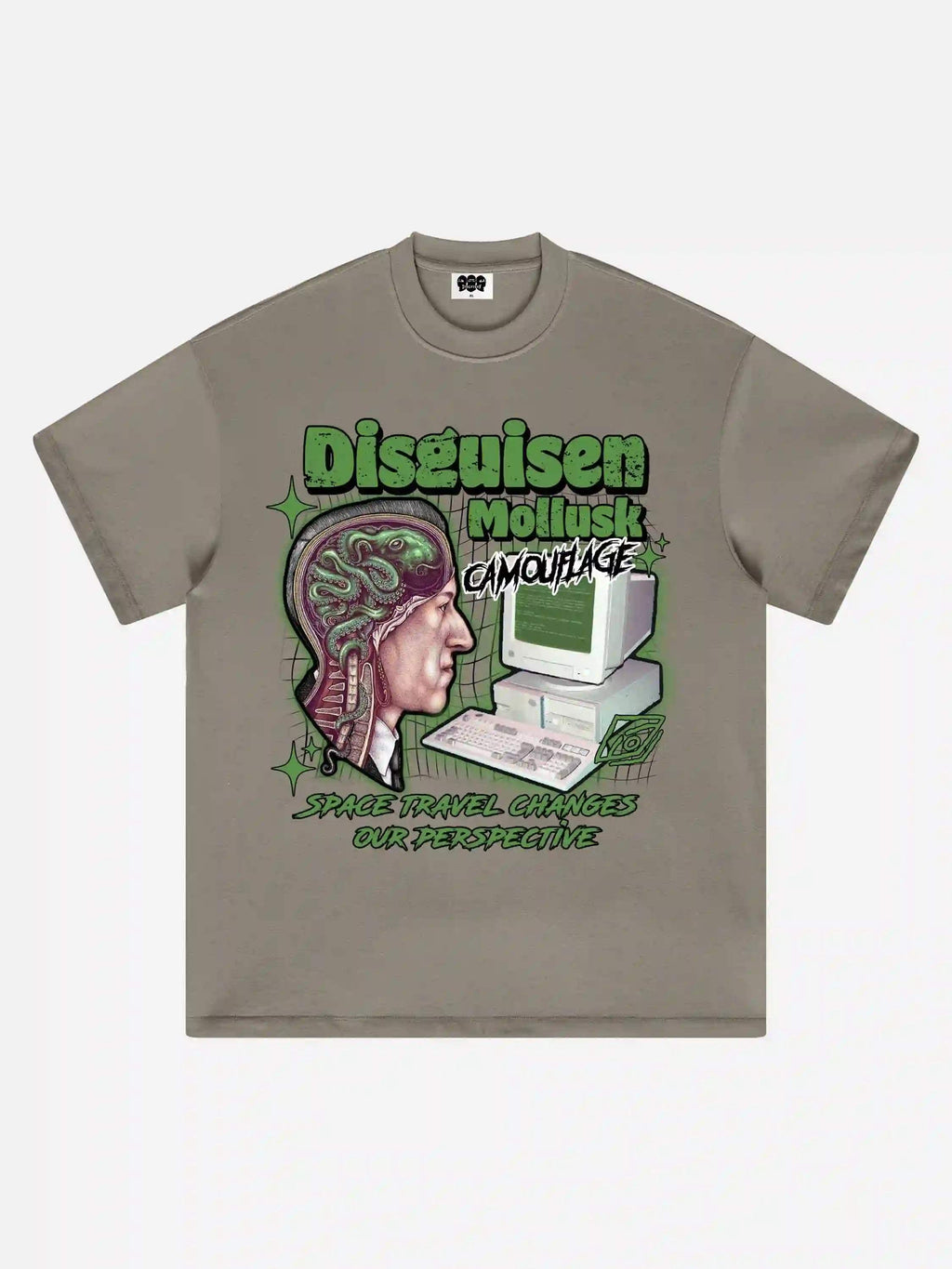 Disguisen Fun Portrait Loose T-Shirt