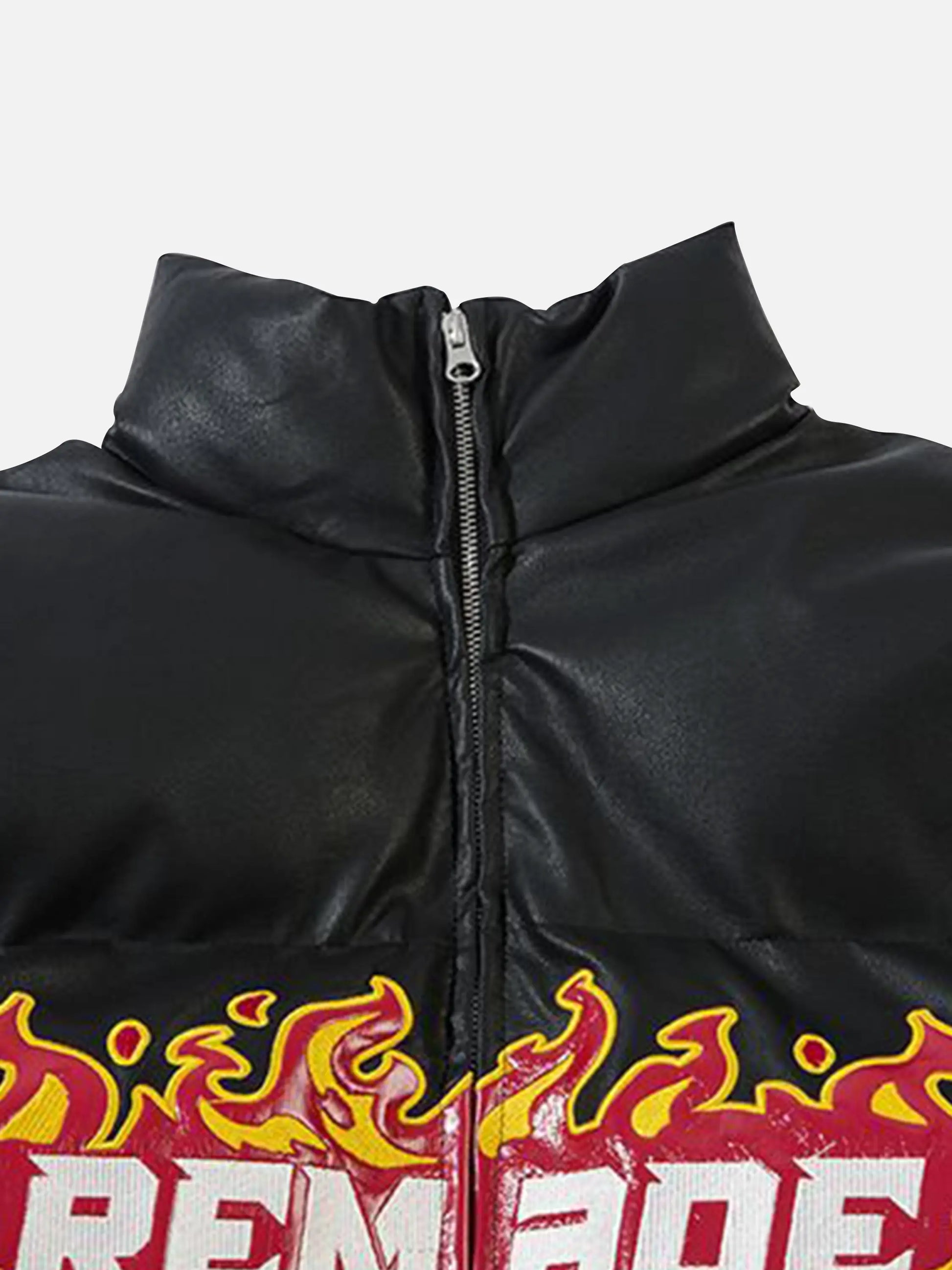 Disguisen American Style Heavy Flame Embroidered Coat