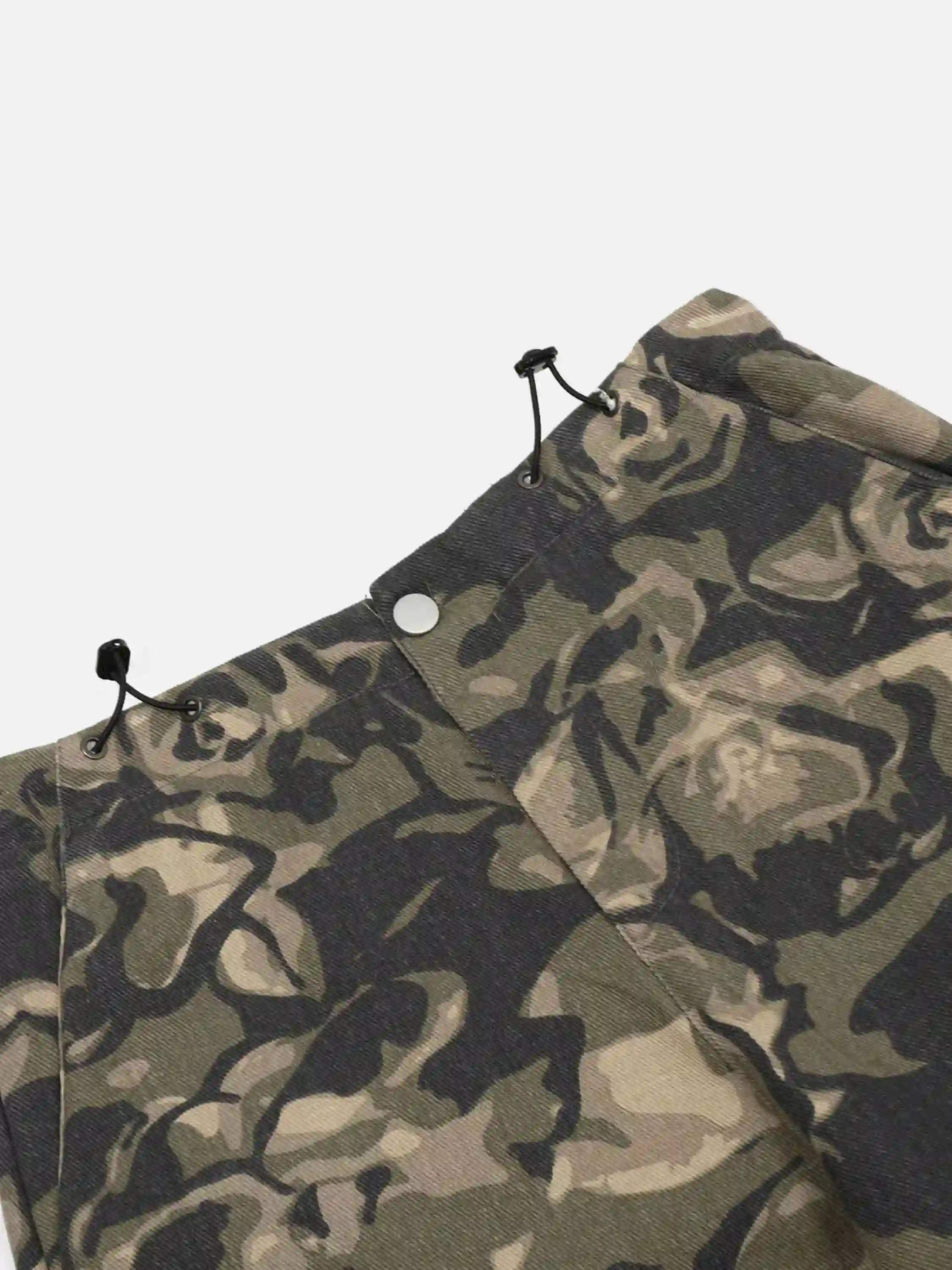 Disguisen Camouflage Multi-Pocket Work Pants