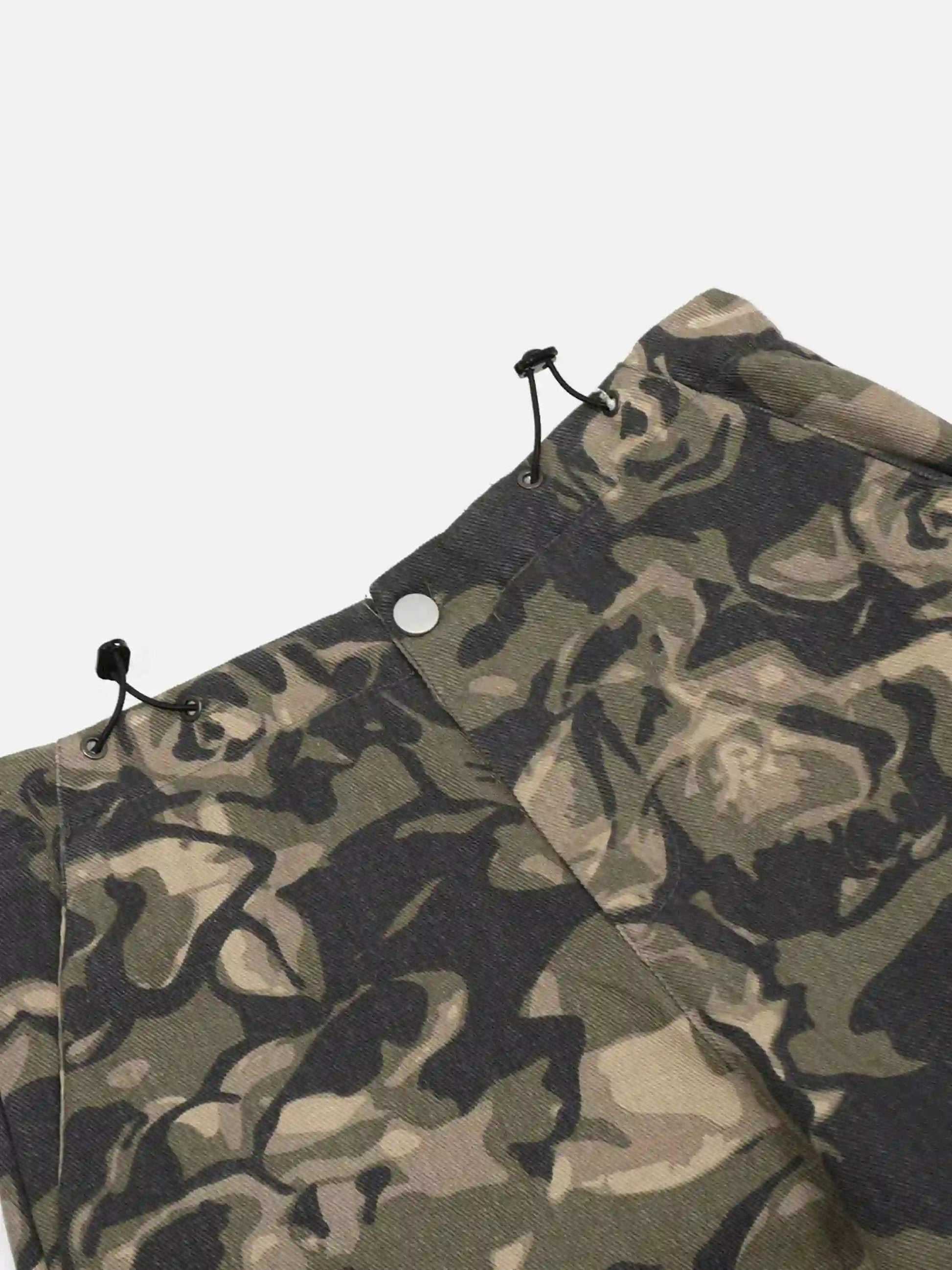 Disguisen Camouflage Multi-Pocket Work Pants