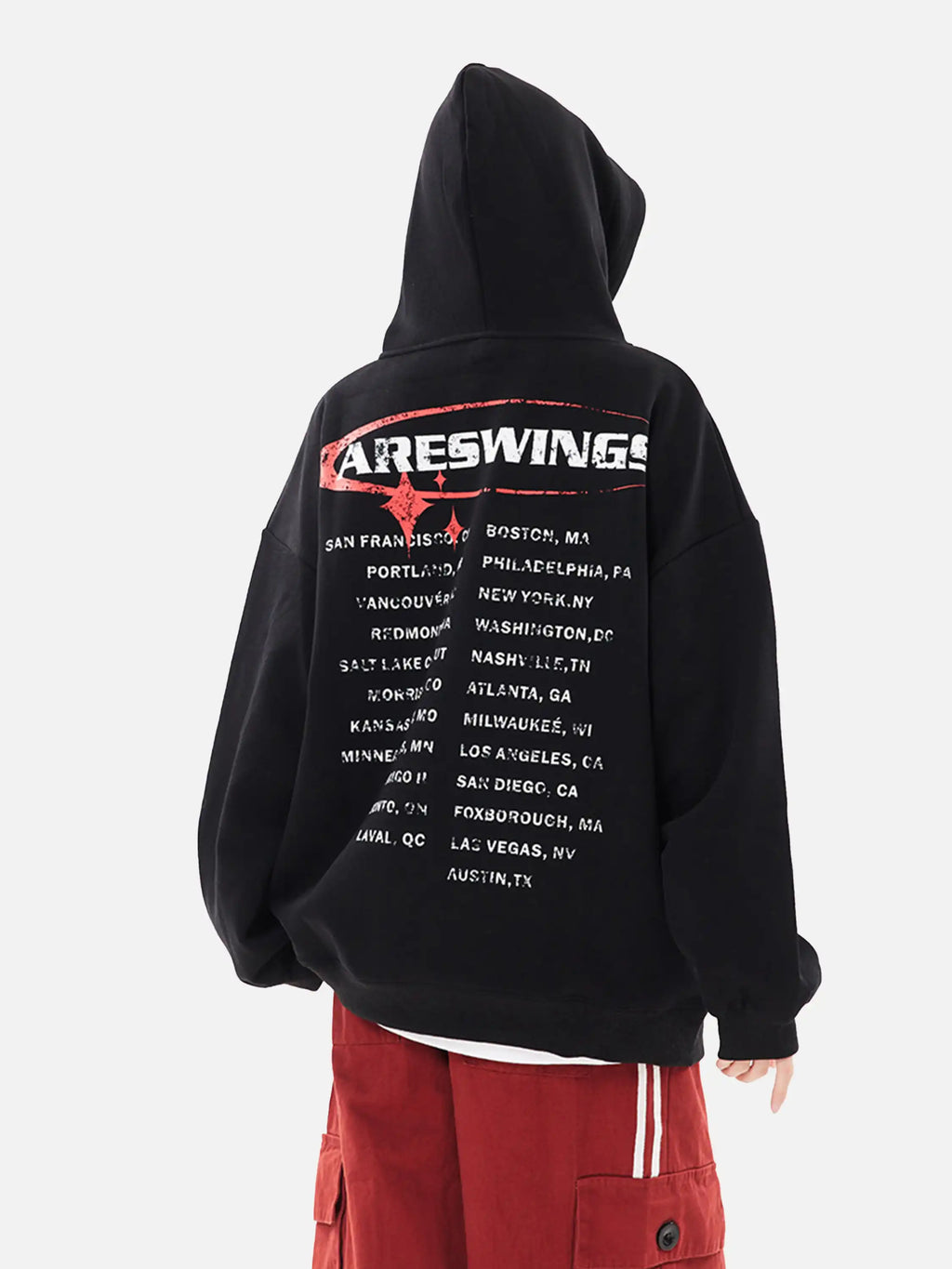 Disguisen High Street Lettering Hip-Hop Hoodie