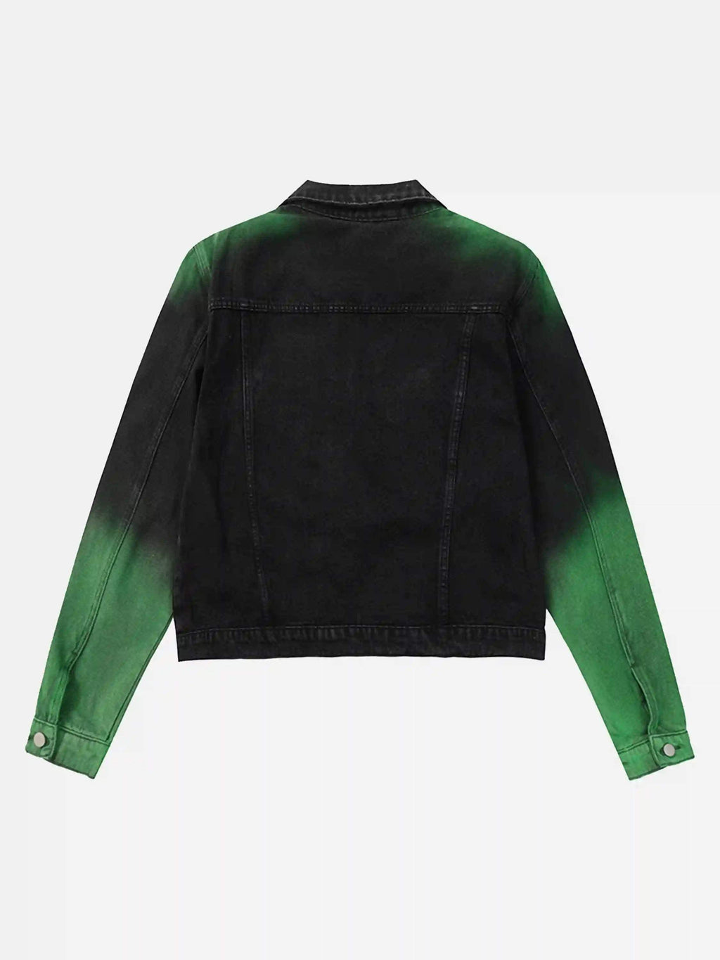 Disguisen Hip-Hop Hand Painted Dirty Denim Jacket