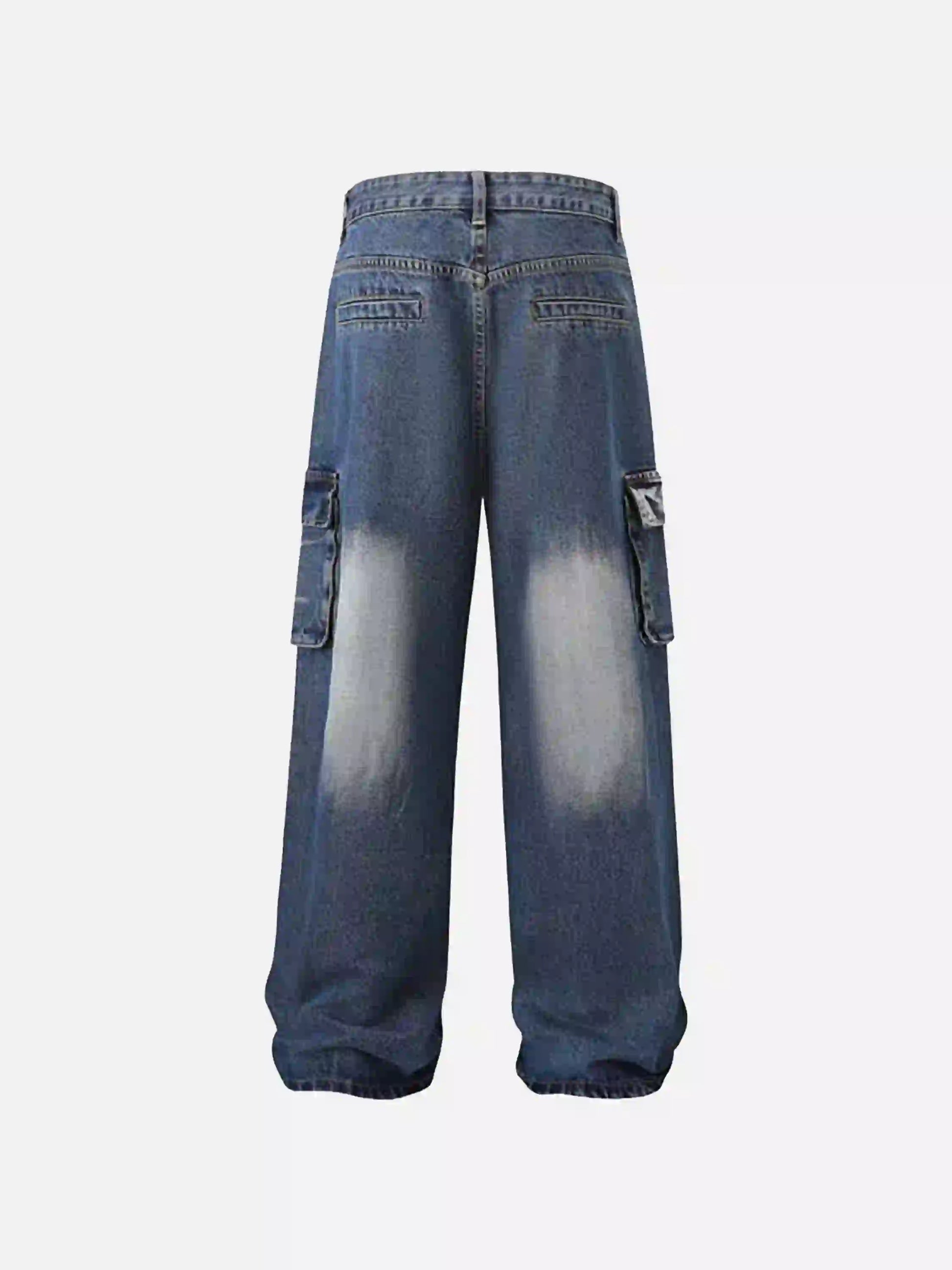 Disguisen Water Ripple Multi-pocket Cargo Jeans