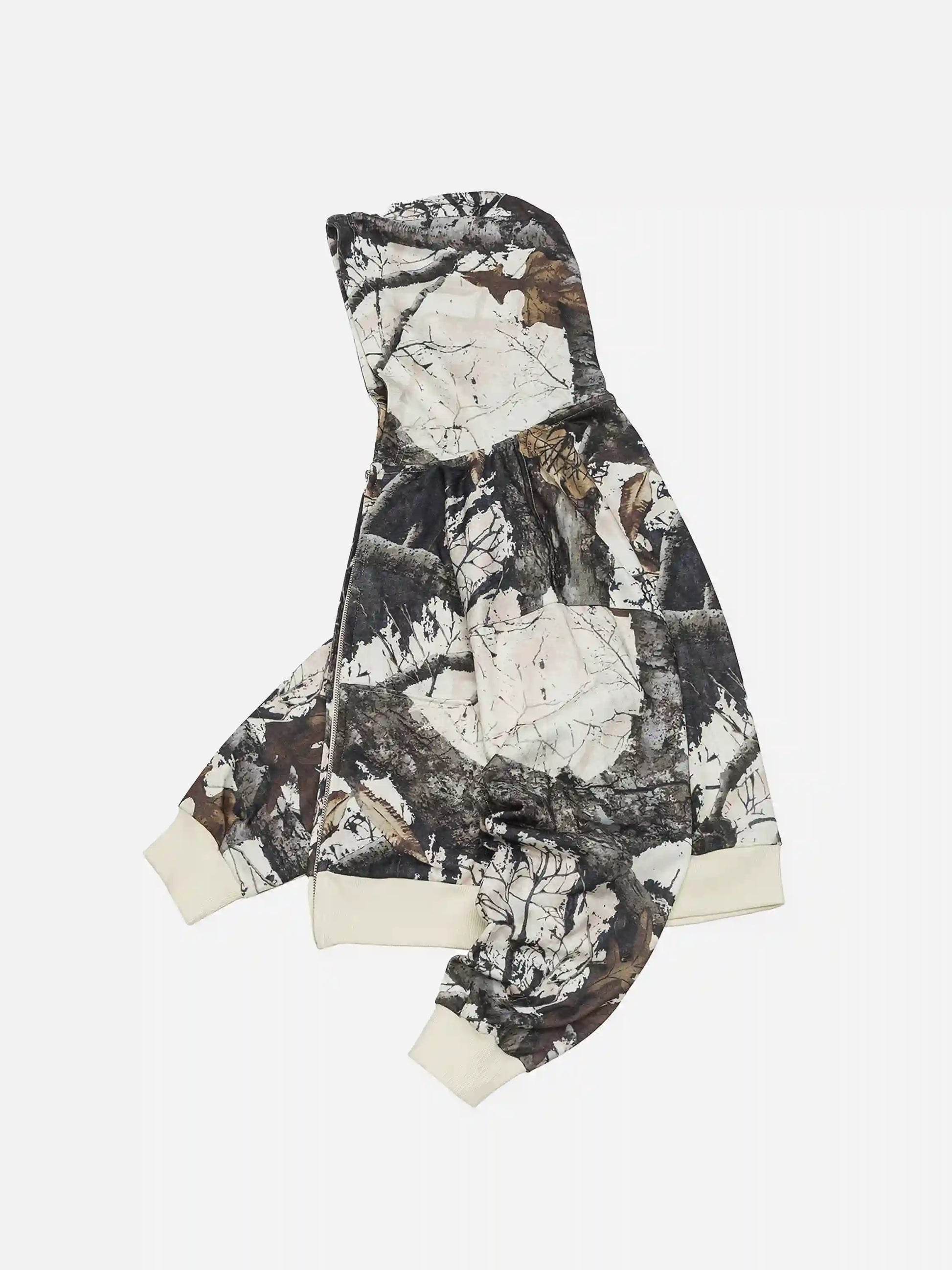 Disguisen Street Branch Camouflage Cardigan Hoodie