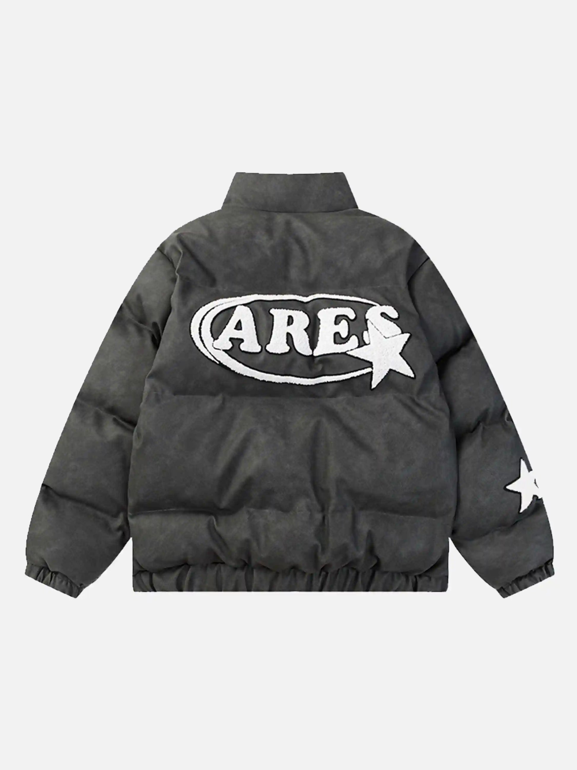 Disguisen American Hip-Hop Towel Embroidered Star Coat