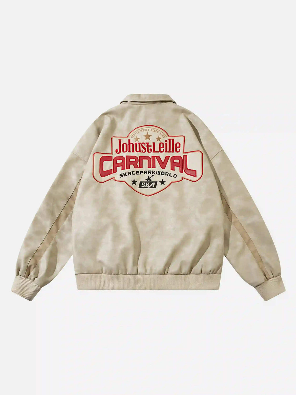 Retro Patchwork Motorcycle Jacket