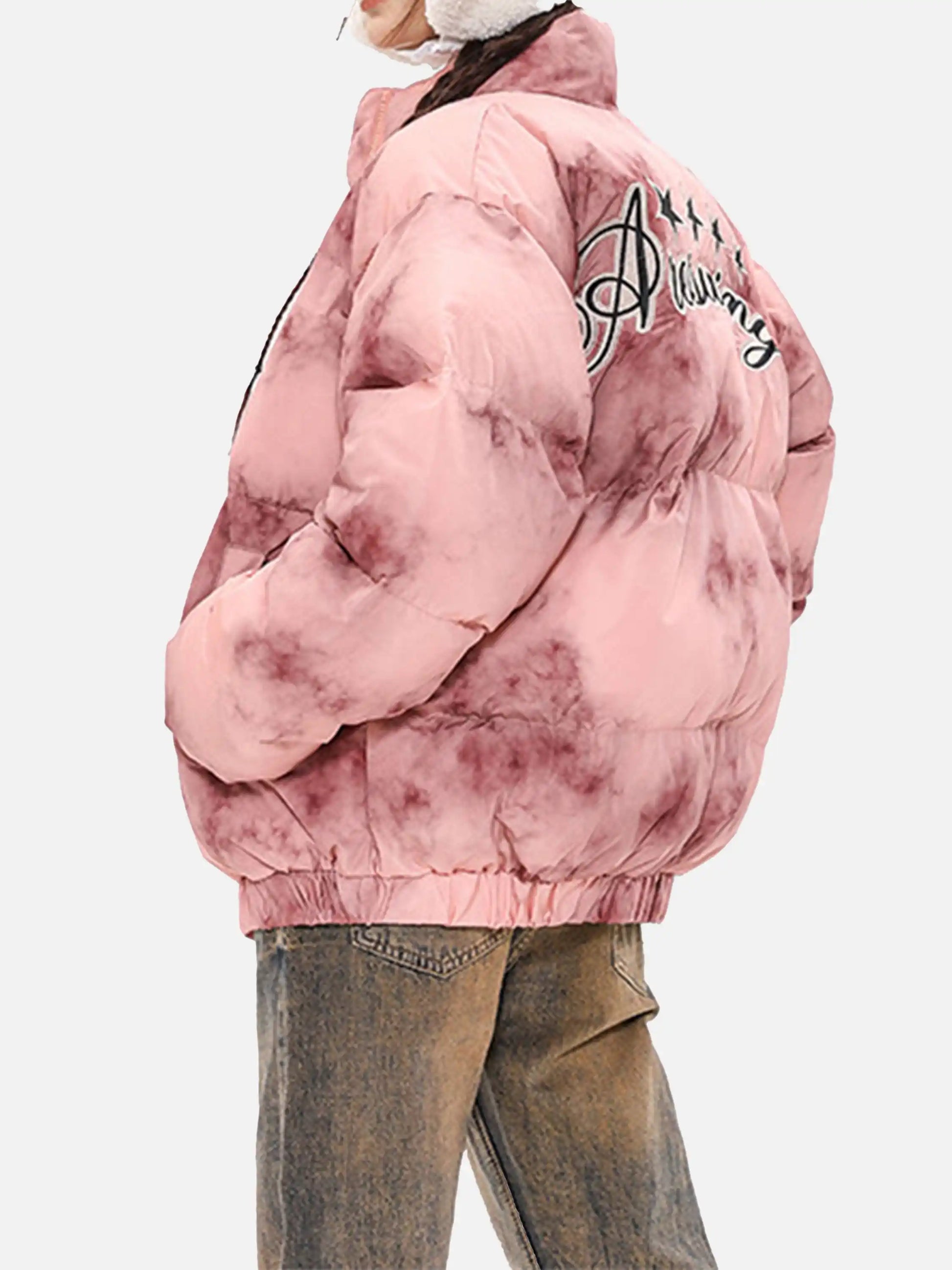 Disguisen American Tie-Dye Hip-Hop Star Coat