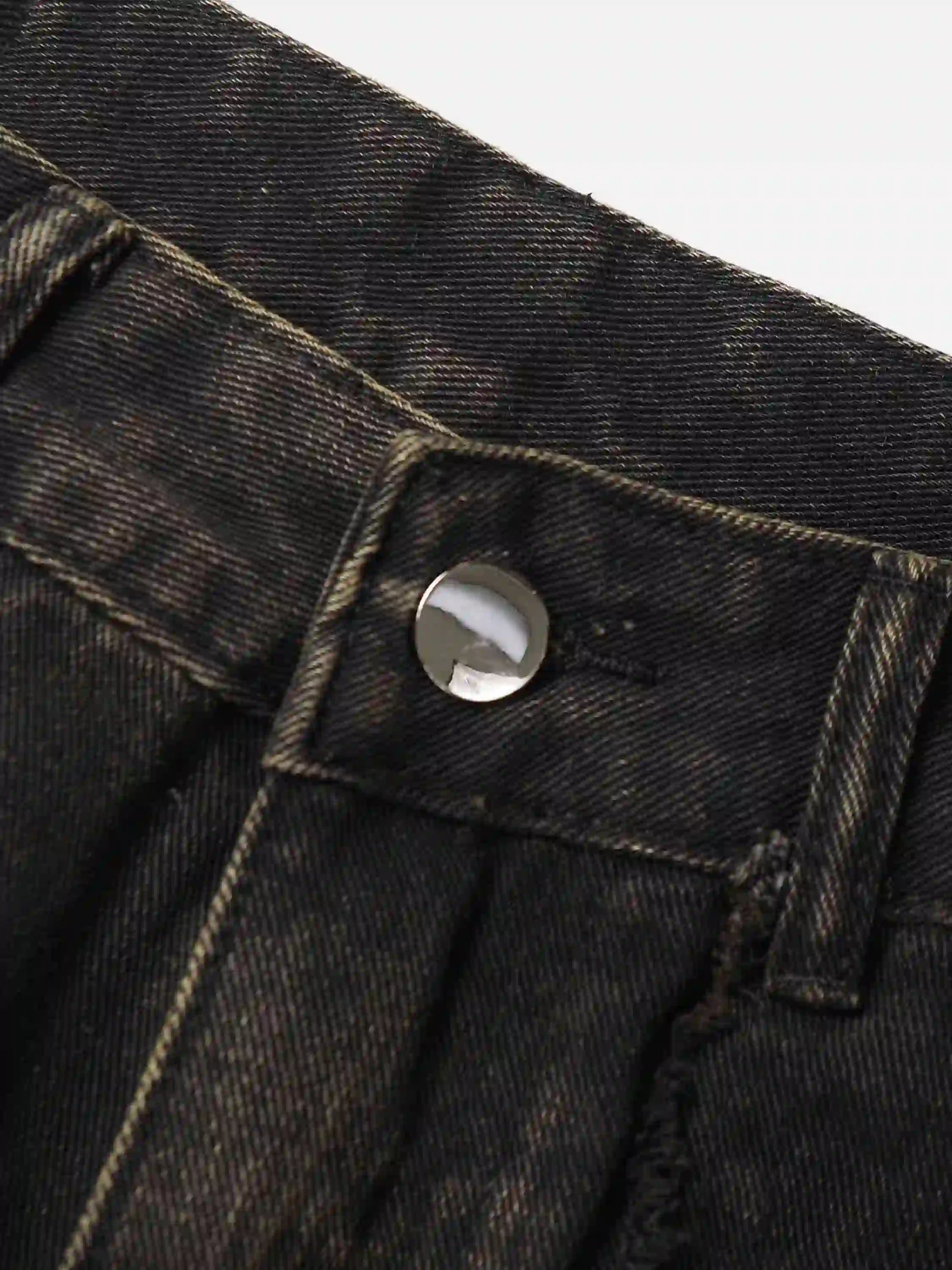 Disguisen American Style Raw Edge Dyed Jeans
