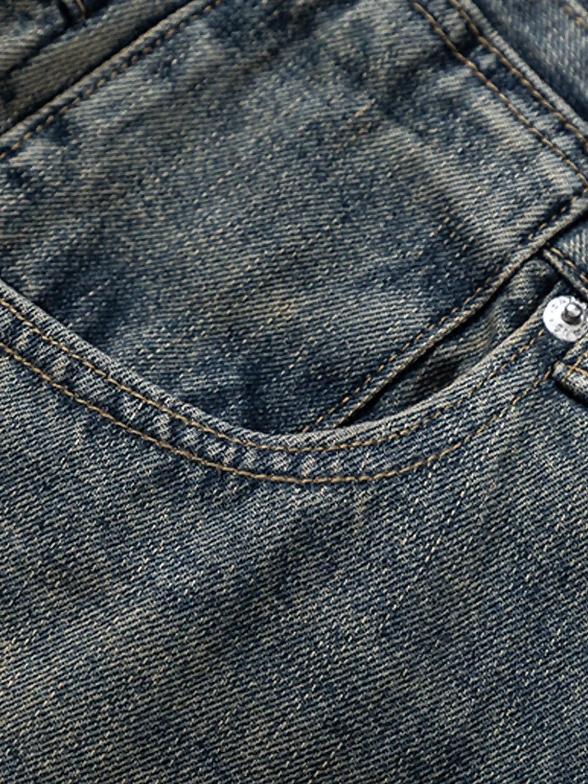 Vintage Classic Washed Jeans