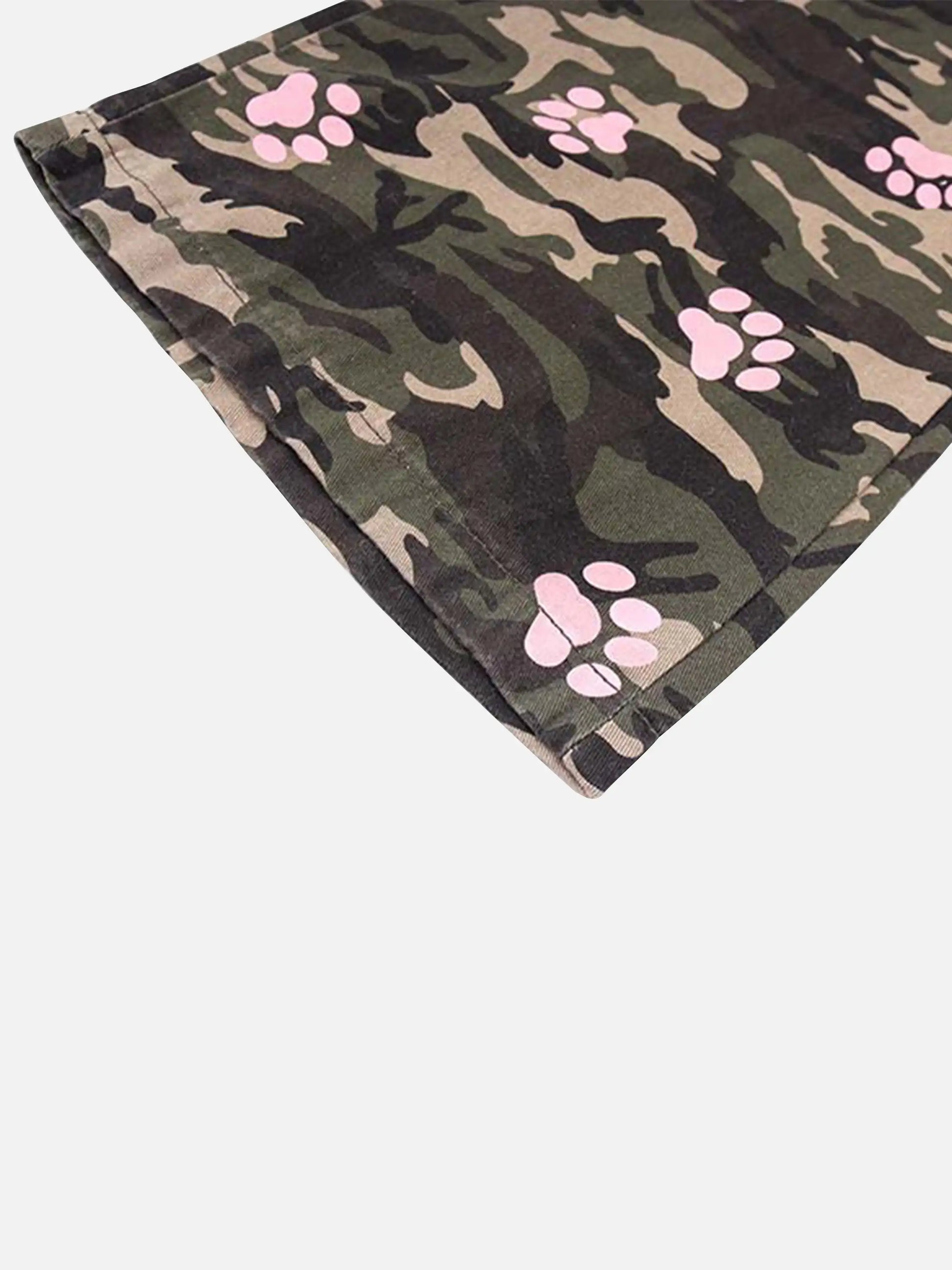 Disguisen Dog Paw Print Camouflage Pants