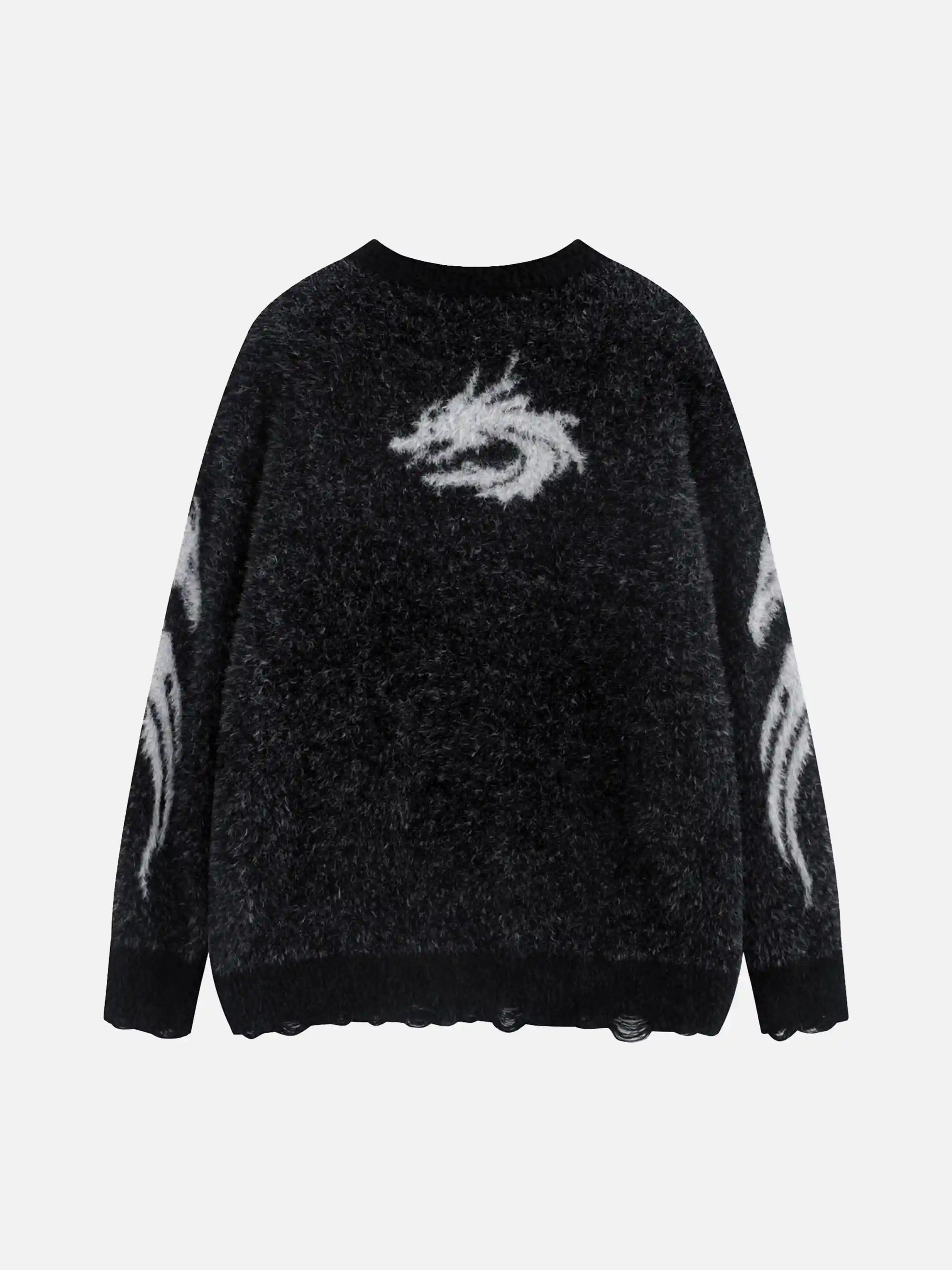Dragon Mohair Jacquard Sweater