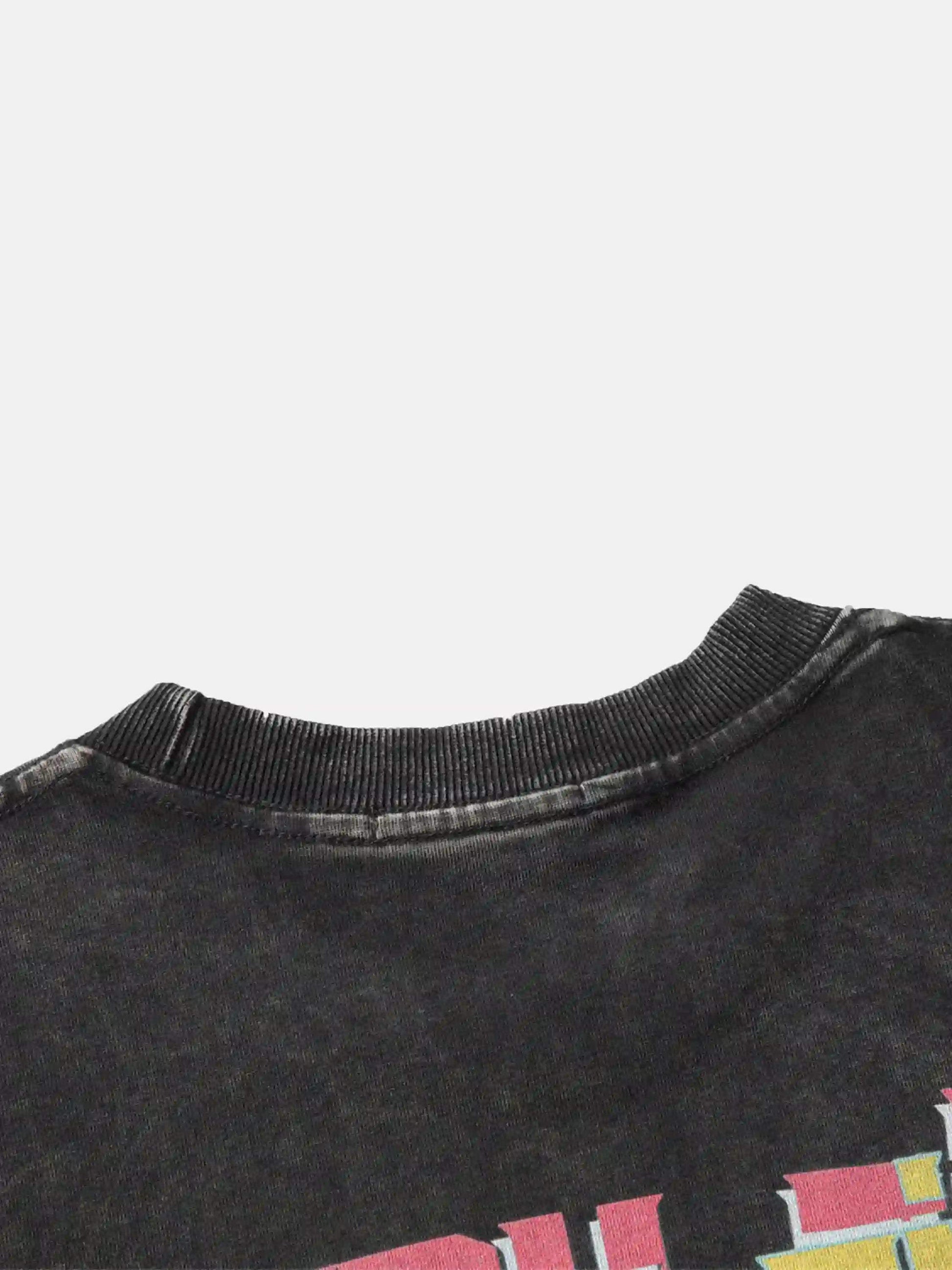 Disguisen Street Vintage Hip-Hop Washed T-Shirt