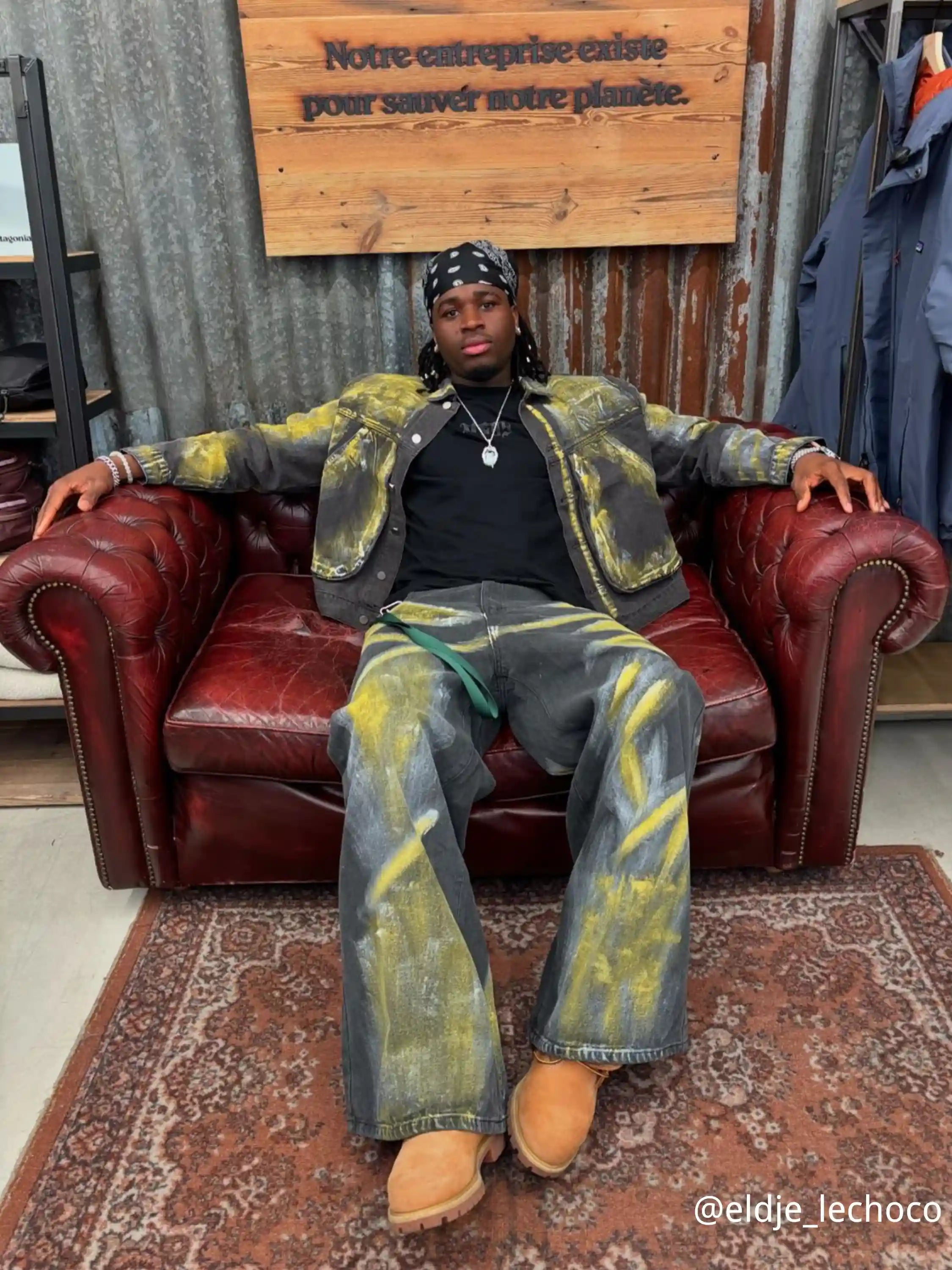 Disguisen Hand Painted Dirty Street Jacket