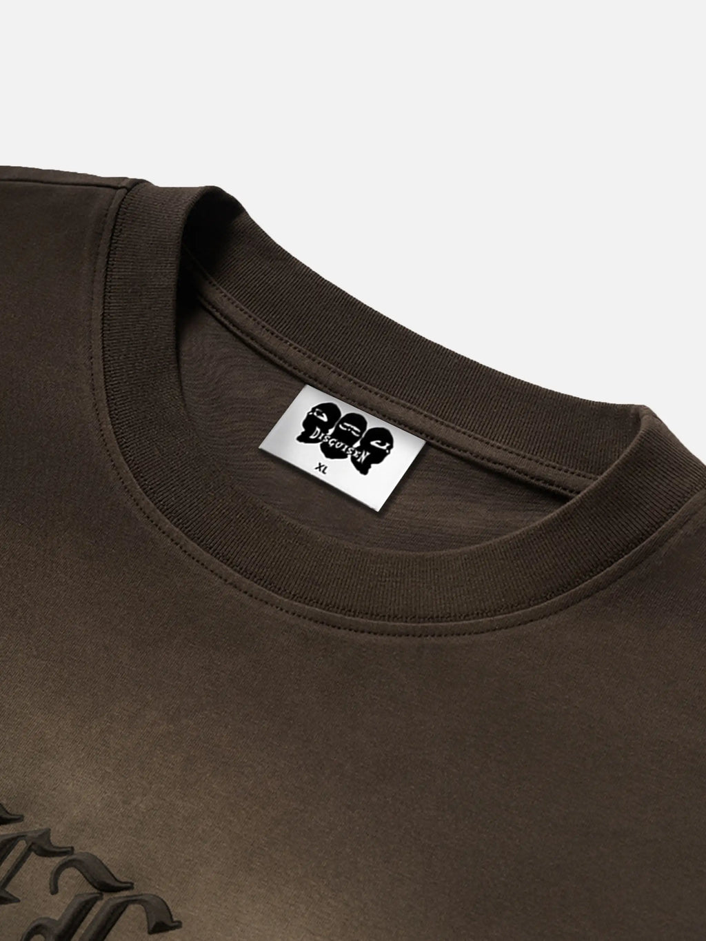 Disguisen 3D Foam Fake Two-piece Washed Long Sleeves T-Shirt