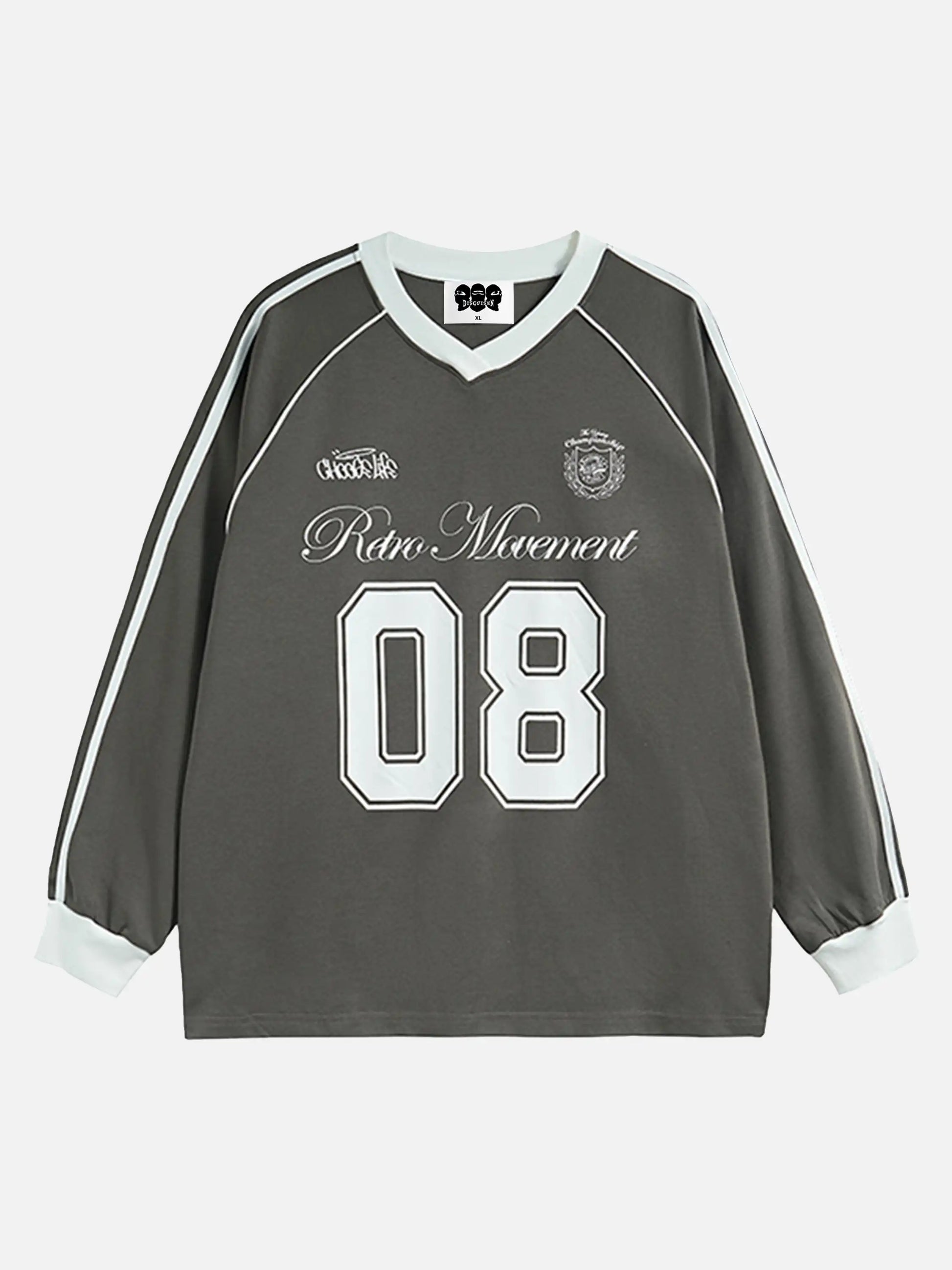 Disguisen Street American Long-Sleeved Jersey T-Shirt