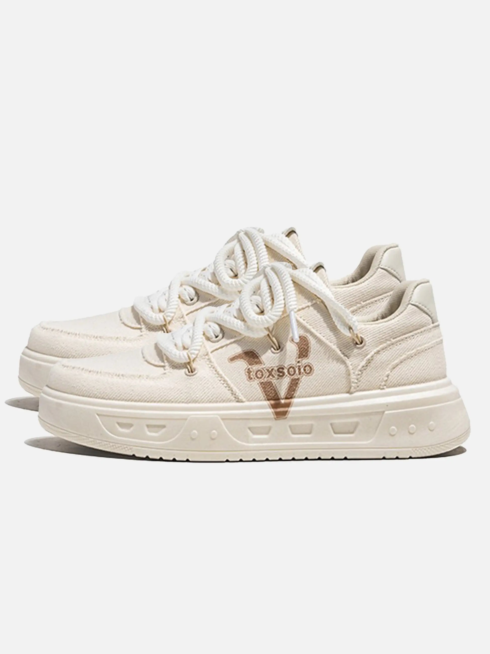 Disguisen Vintage Canvas Patchwork Sneakers