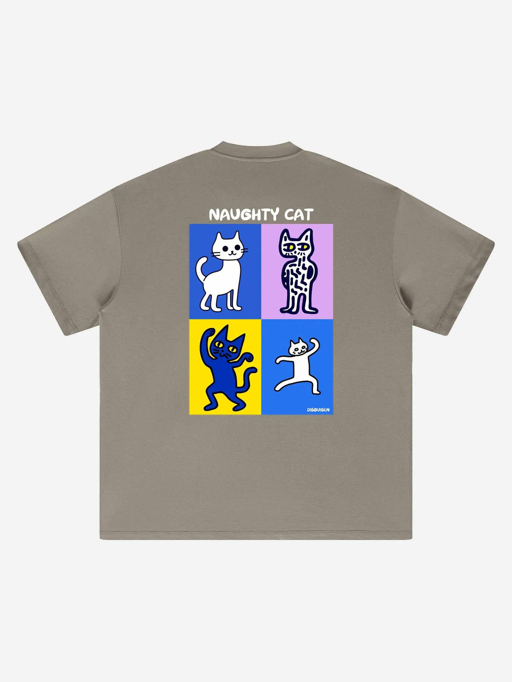 Disguisen Funny Cat Loose T-Shirt
