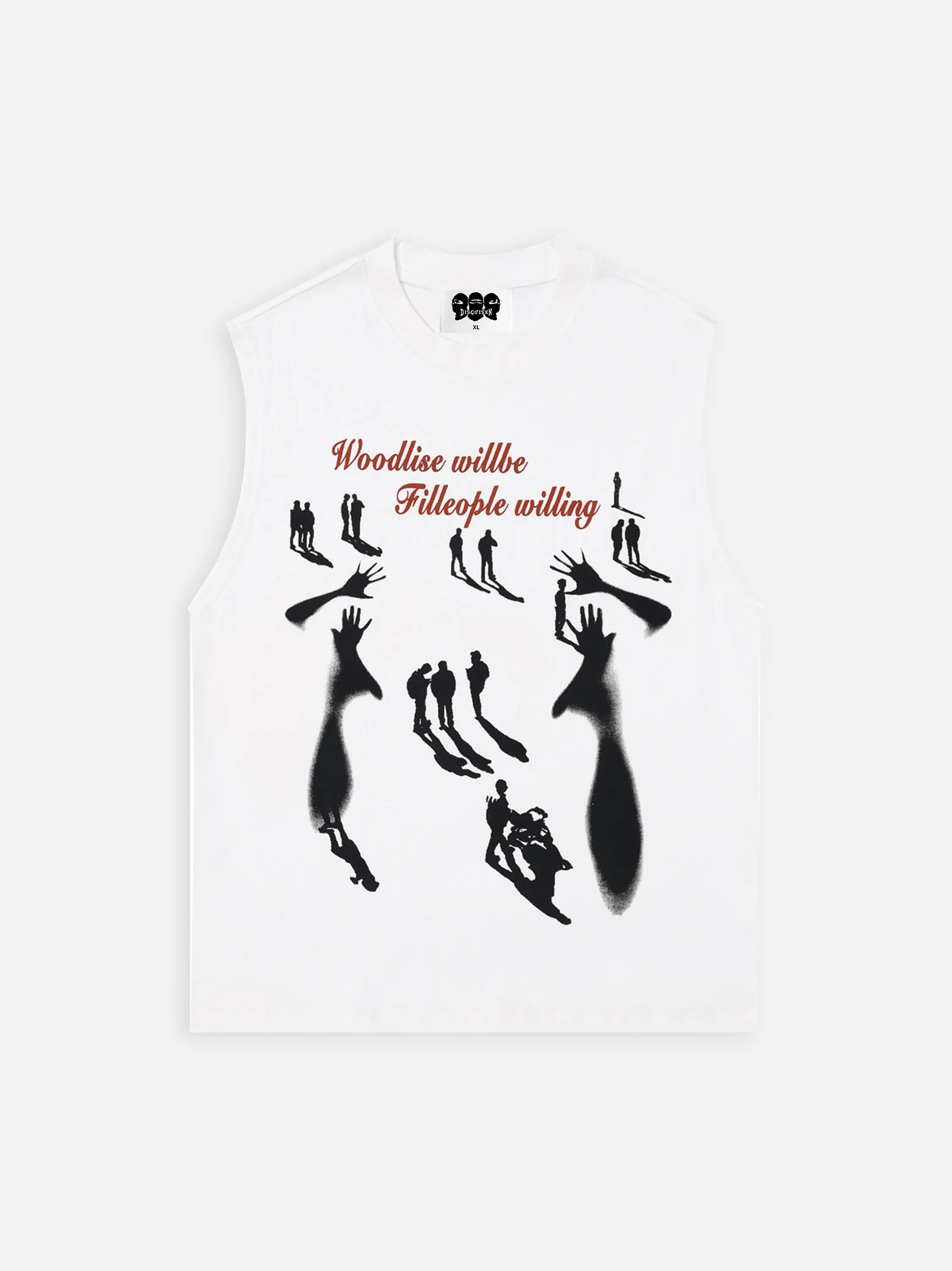 Disguisen American Retro Abstract Pattern Vest