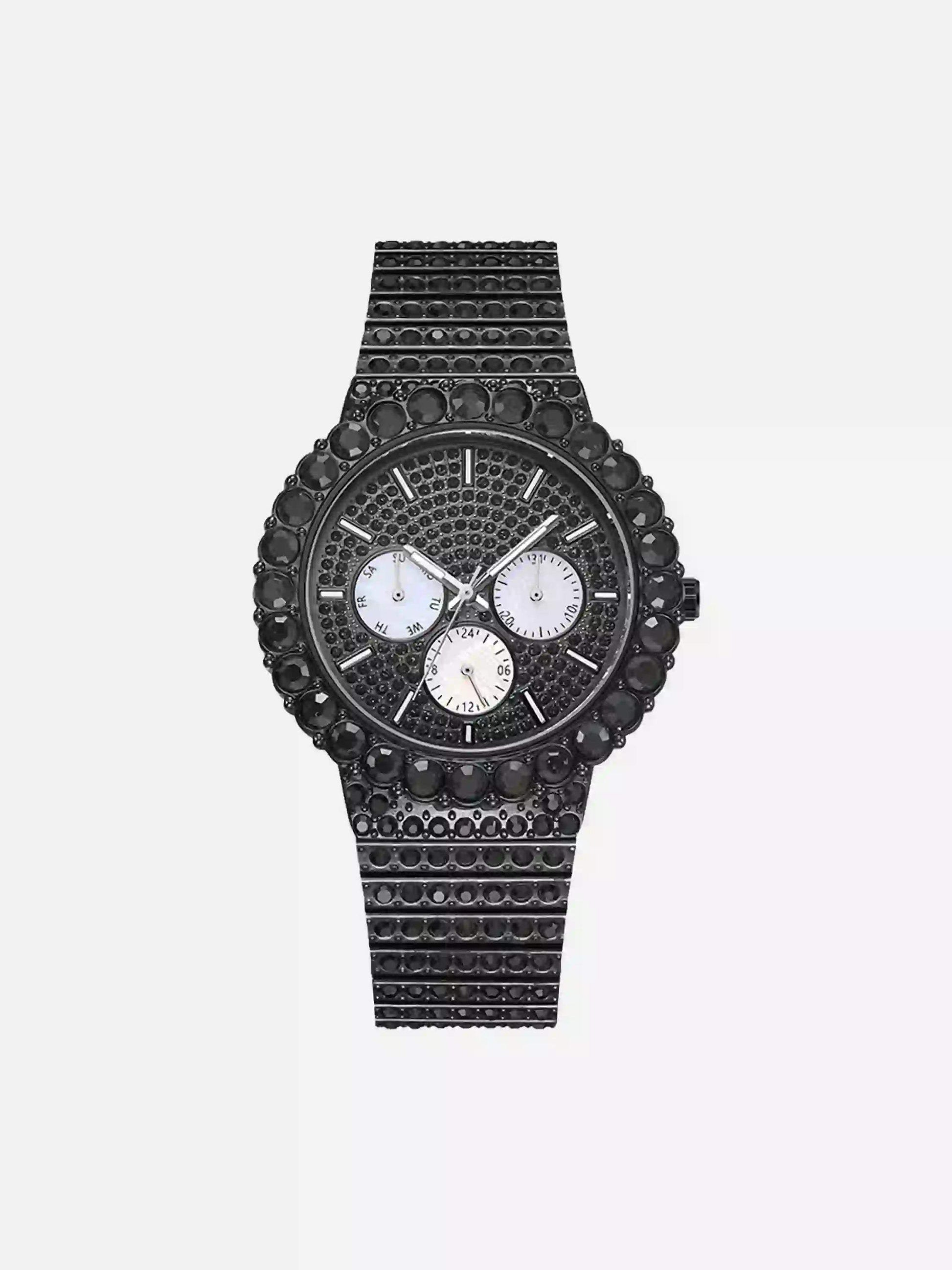 Disguisen Street Hip Hop Diamond Quartz Watch