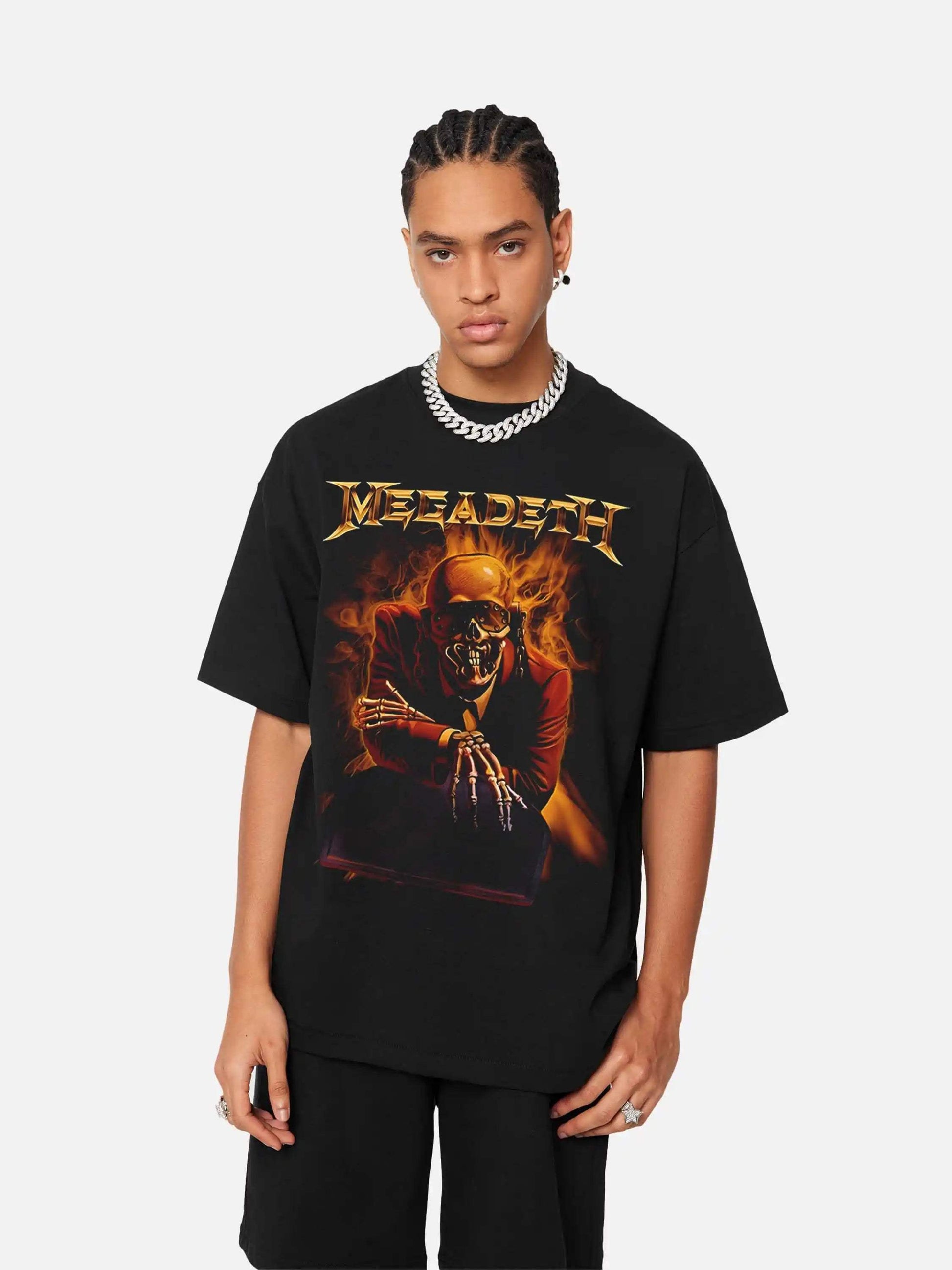 Disguisen Flaming Skull Thug T-shirt
