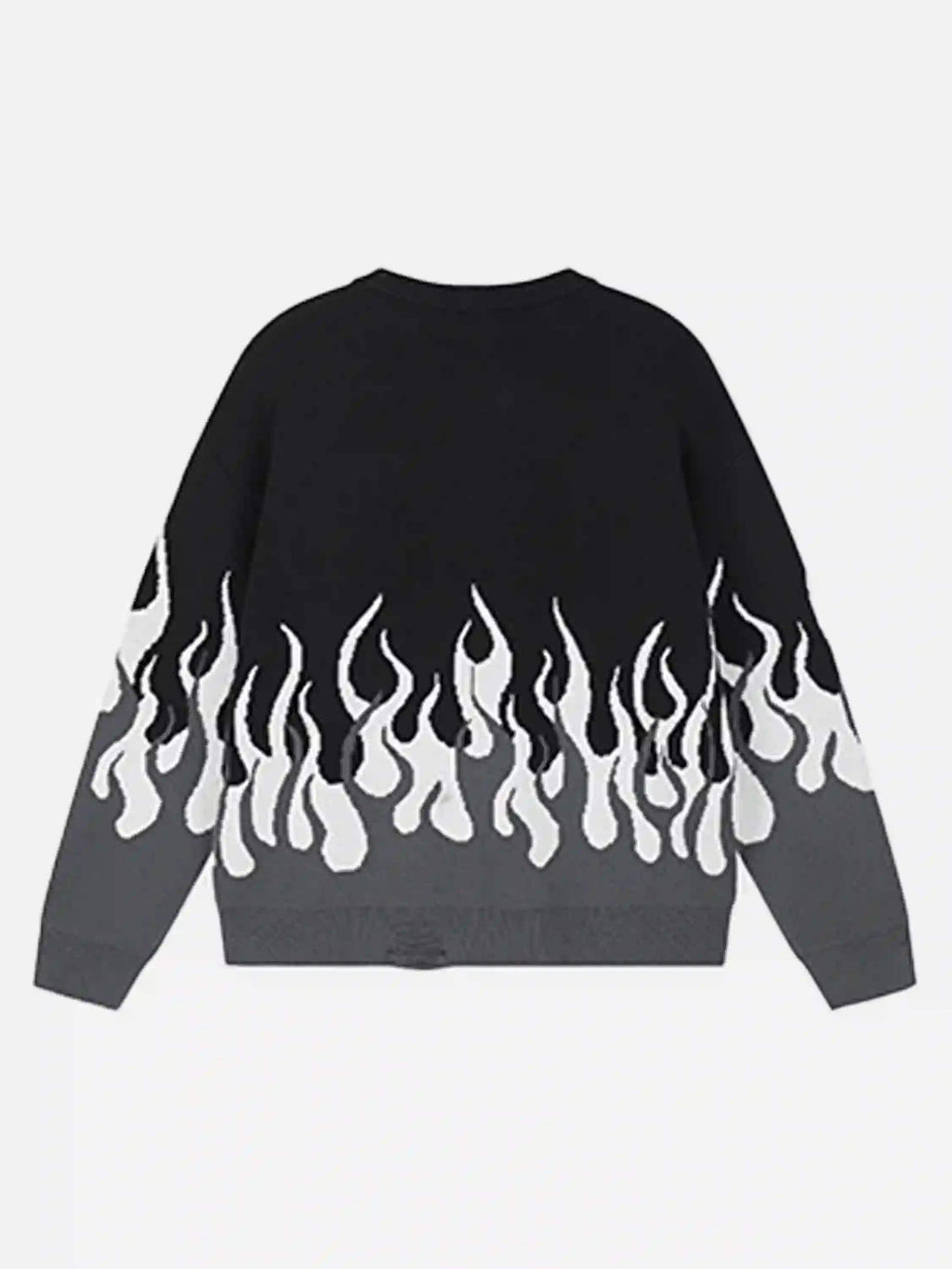 Disguisen American Flame Crewneck Destroyed Sweater