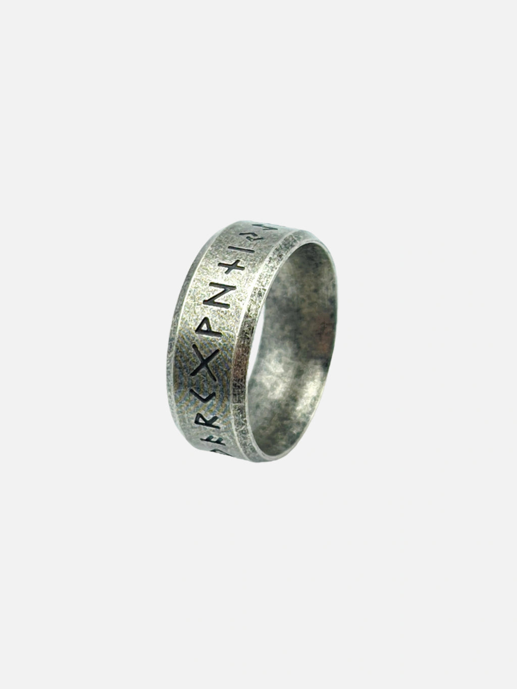Ancient Script Matte Ring