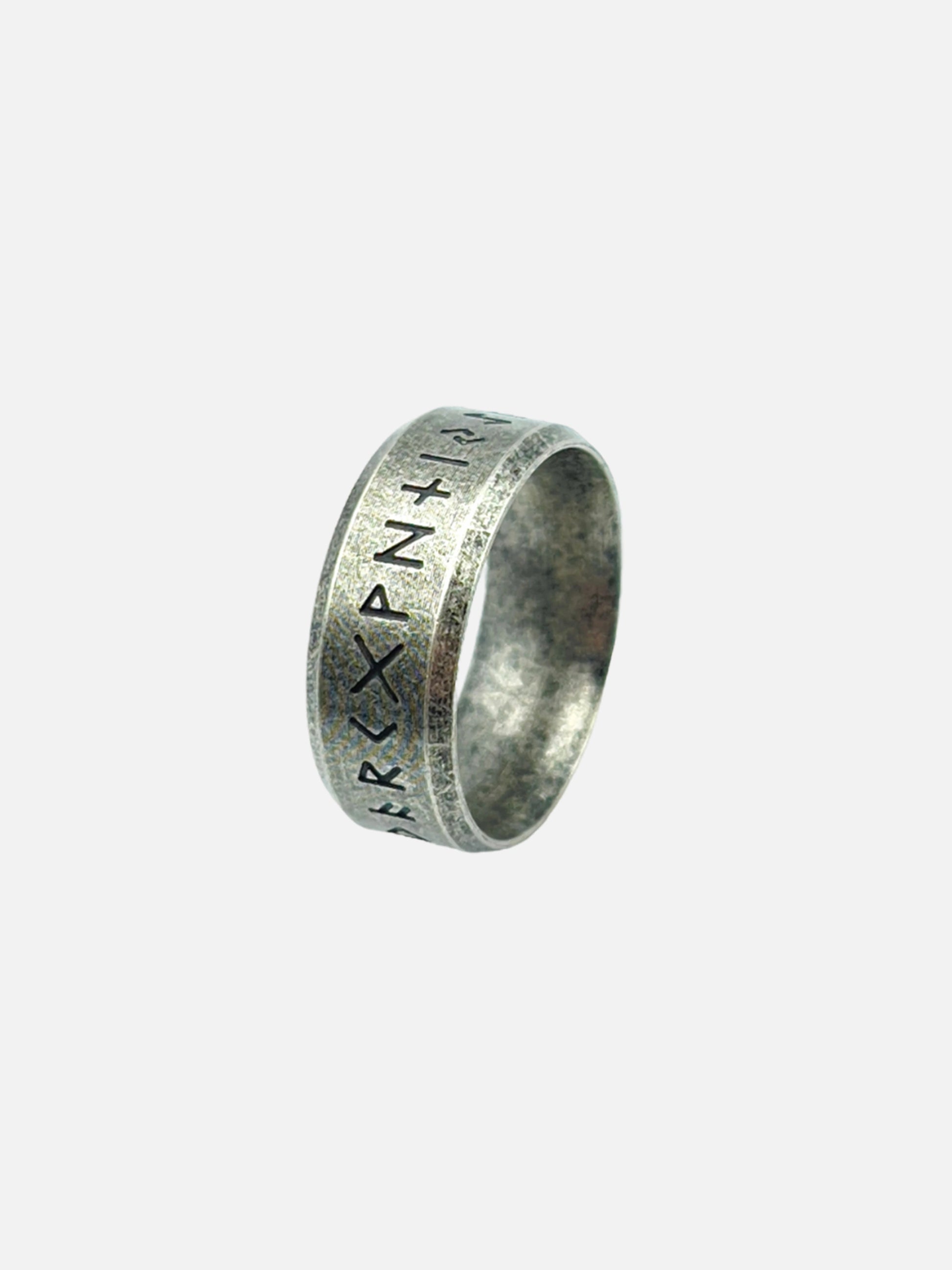 Ancient Script Matte Ring