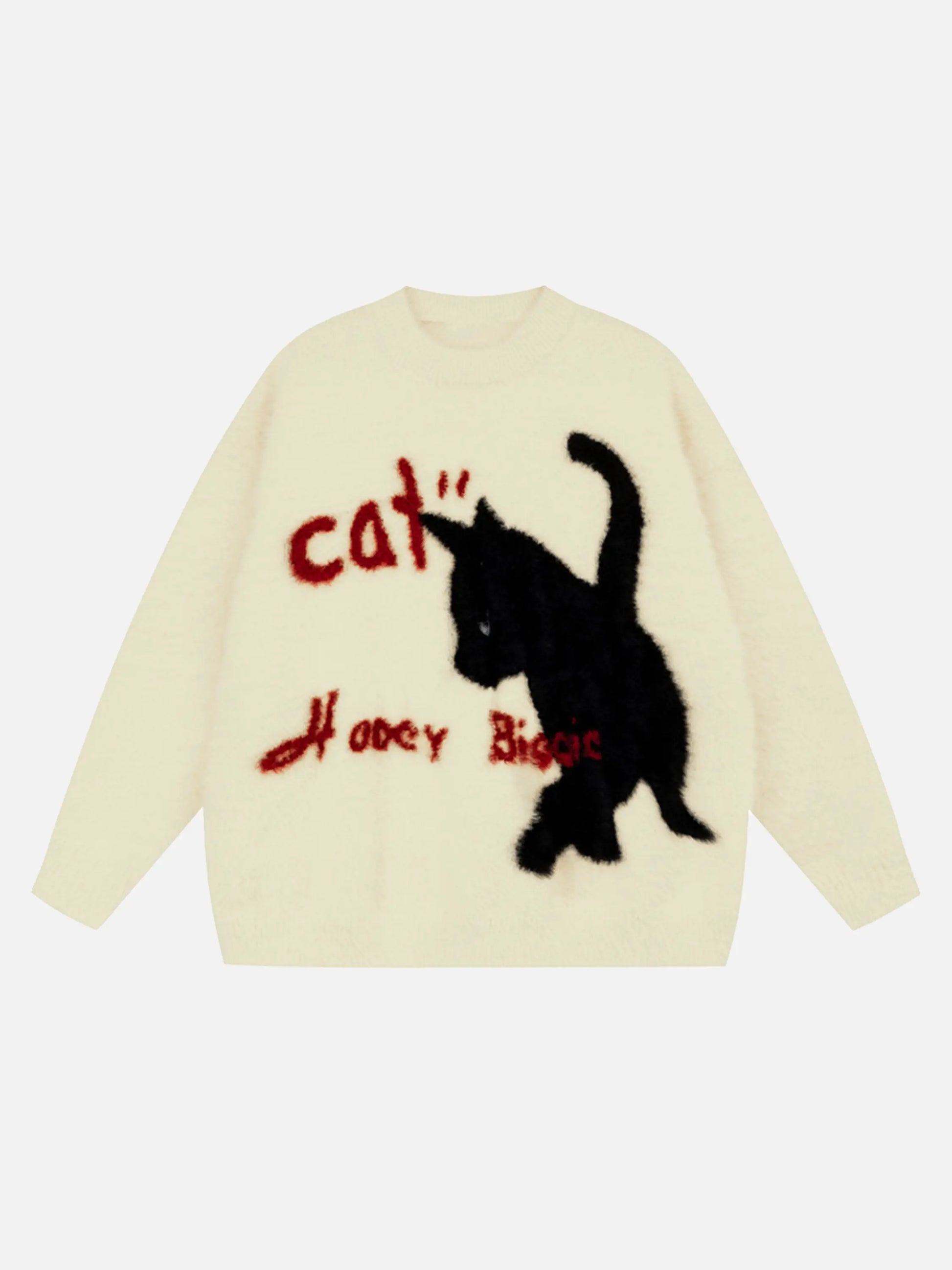 Disguisen Kitten Jacquard Mohair Sweater
