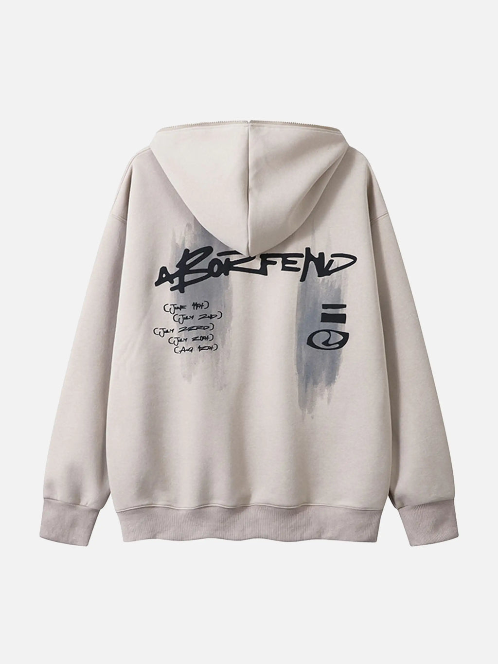 Disguisen Graffiti Half Zipper Hoodie