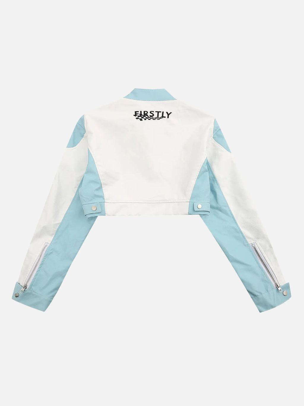 Disguisen American Gym Cropped Leather Biker Jacket