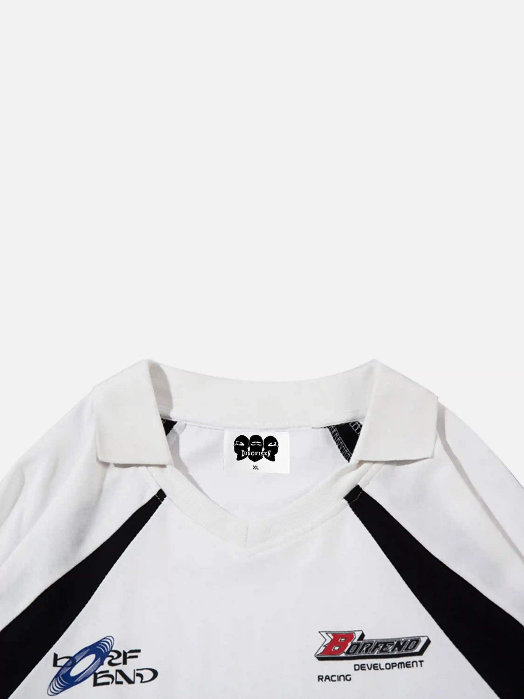 Disguisen Bockore Hip-Hop Lapel Long-Sleeved T-Shirt