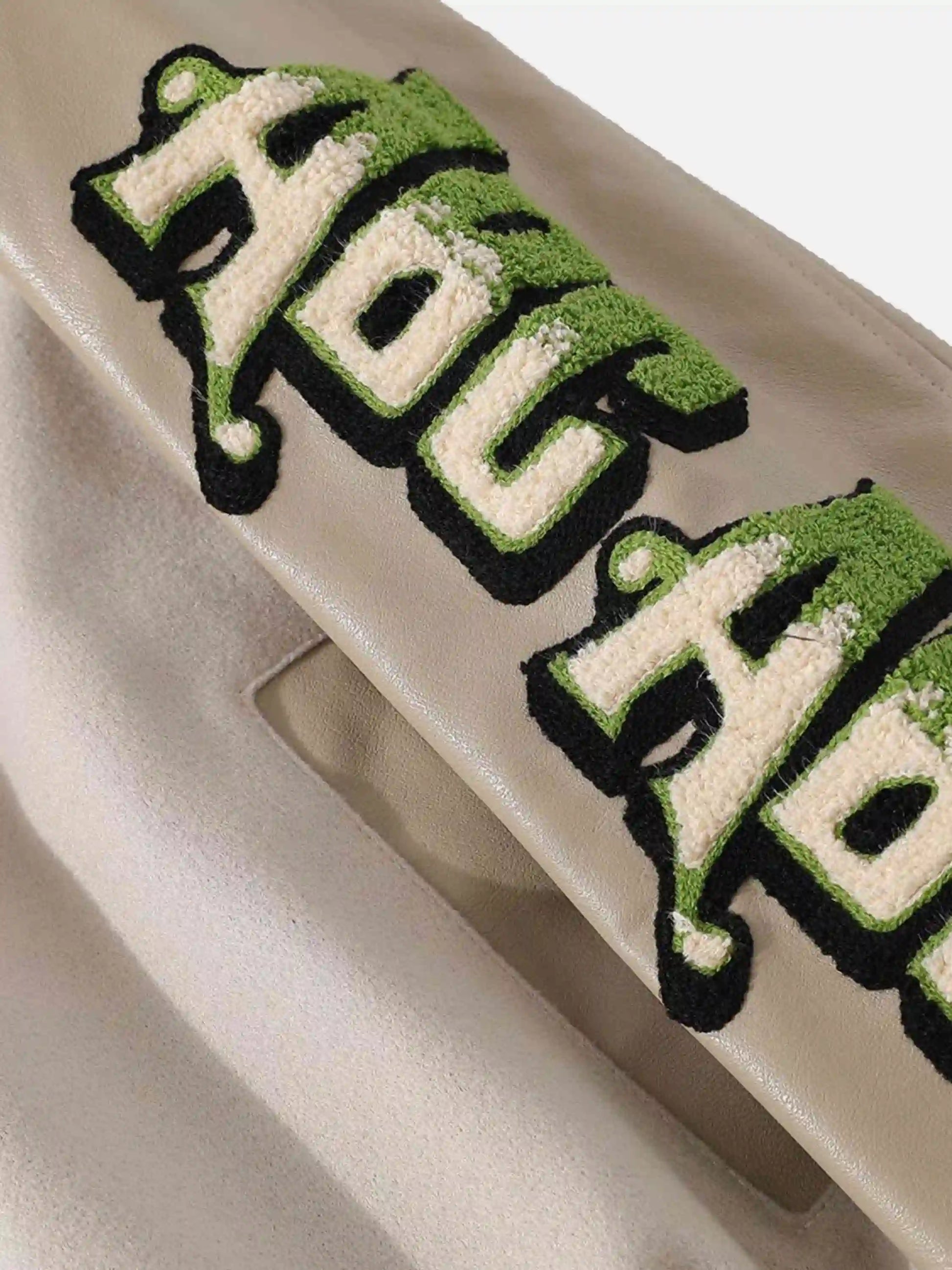 Disguisen Vintage Embroidered Baseball Jacket