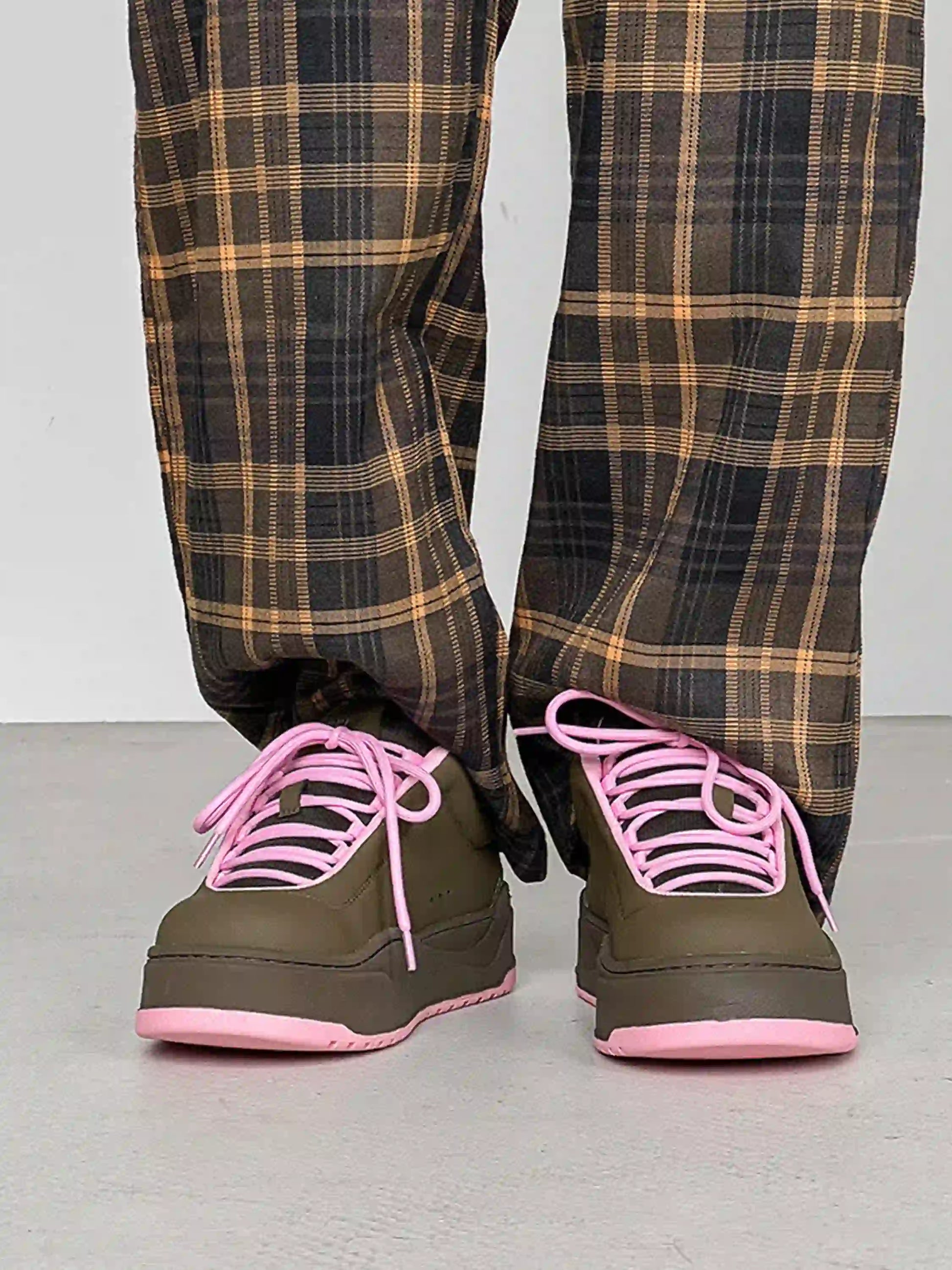 Vintage Contrast Color Chunky Shoes