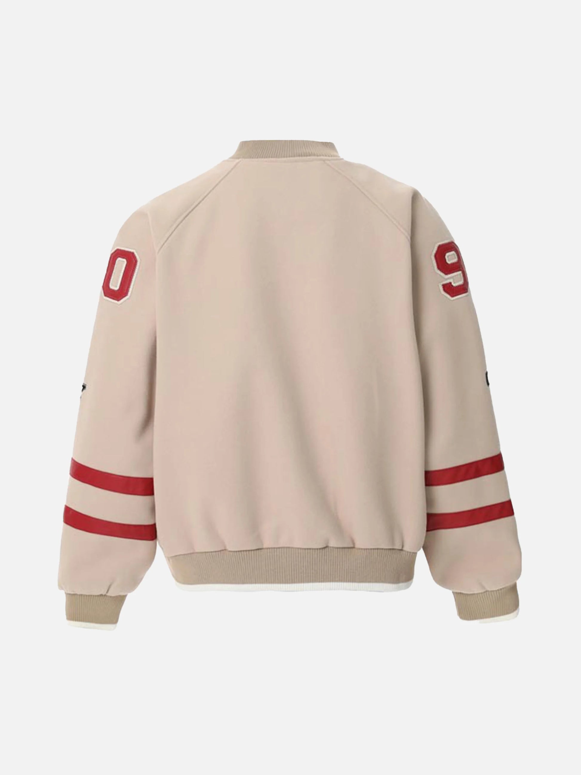 Vintage Embroidered Varsity Baseball Jacket