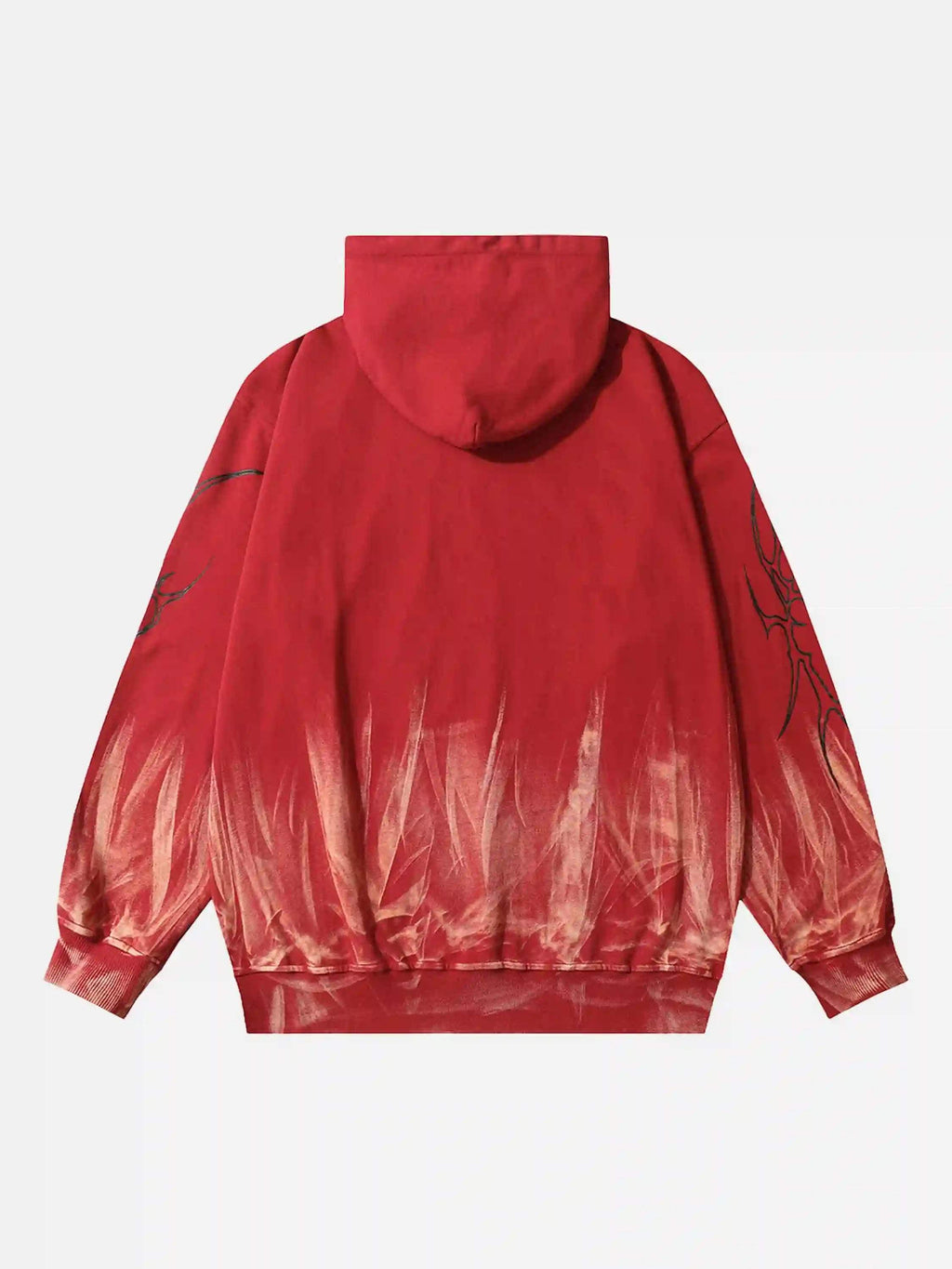 Disguisen American Style Dark Letter Graffiti Hoodie