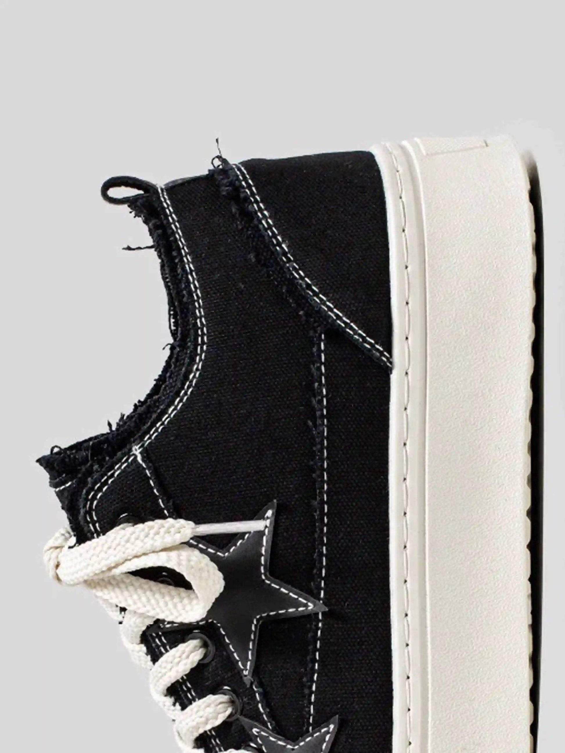 Star Canvas Height-Increasing Shoes