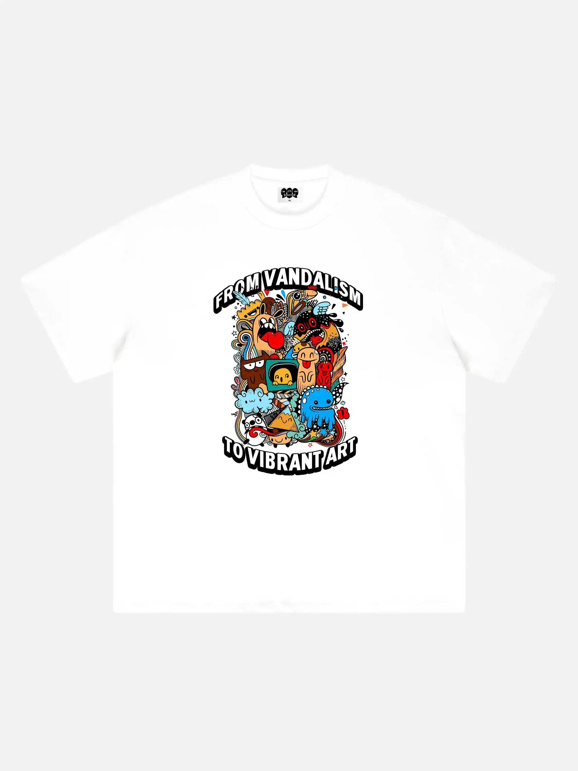 Disguisen Heavyweight Cotton Cartoon T-Shirt