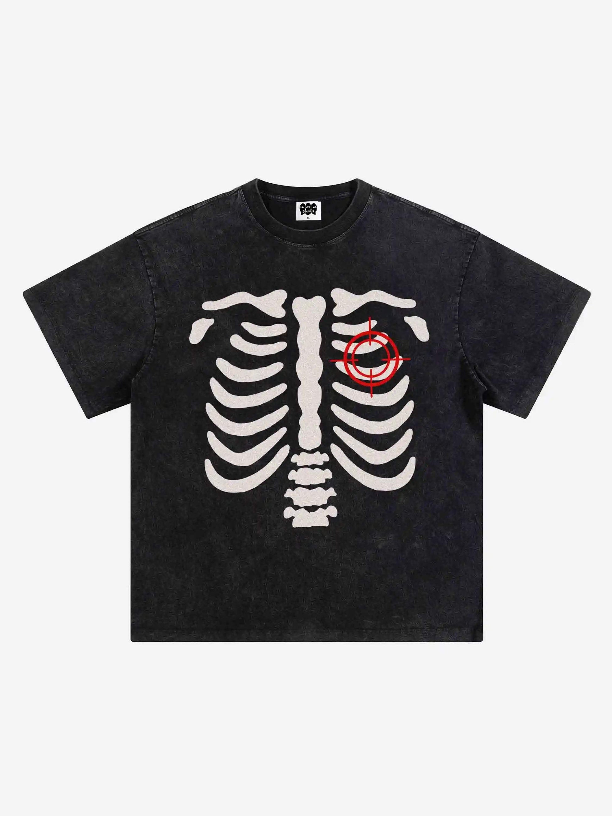 Maglietta Disguisen American Retro Skull