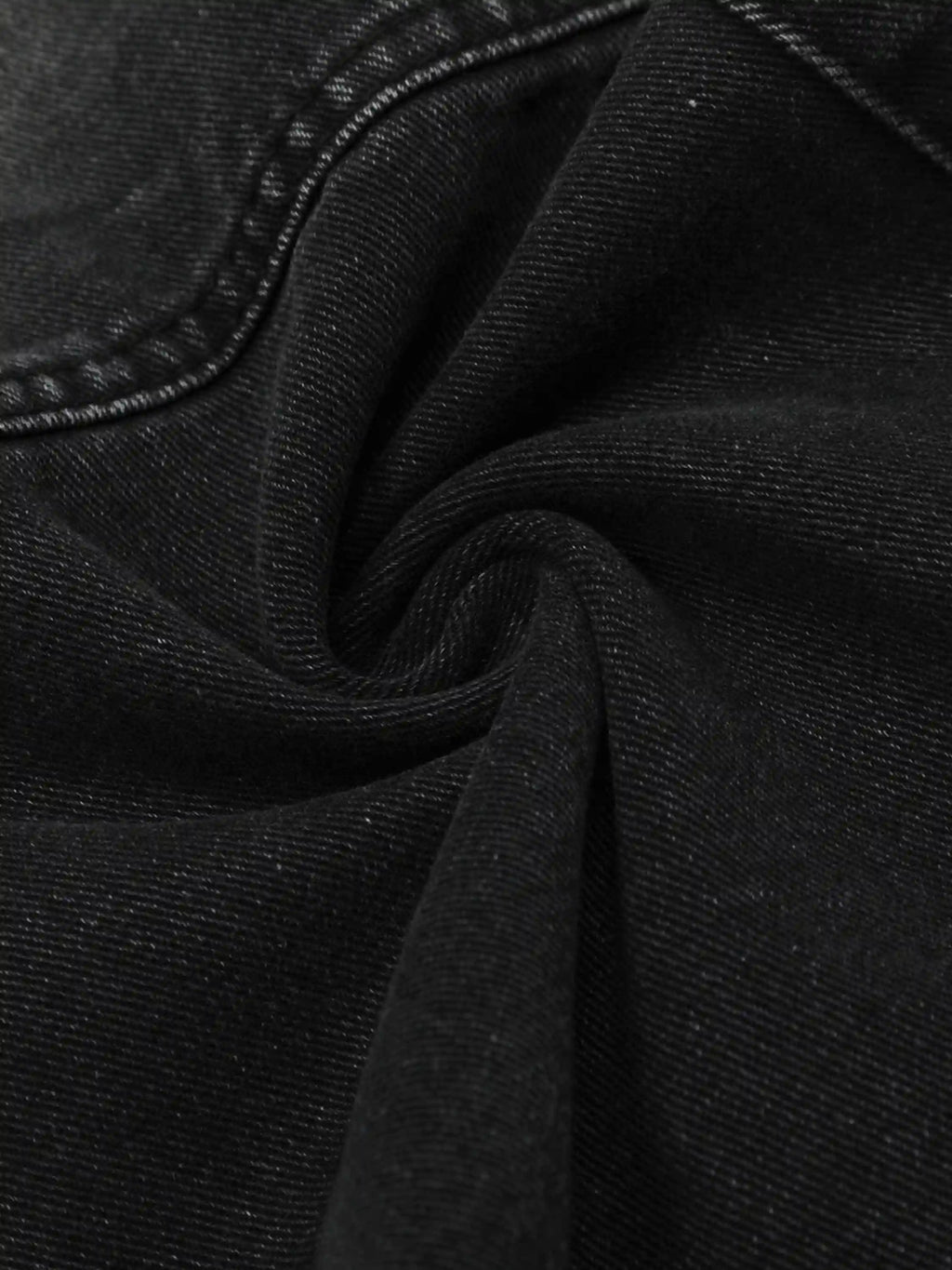 Chain Design Big Pockets Cargo Jeans