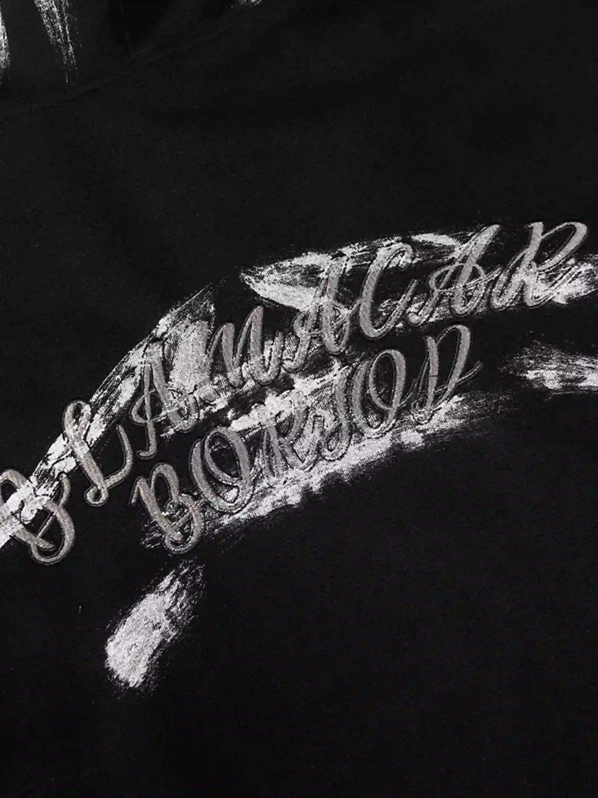 Disguisen High Street Heart Graffiti Print Hoodie