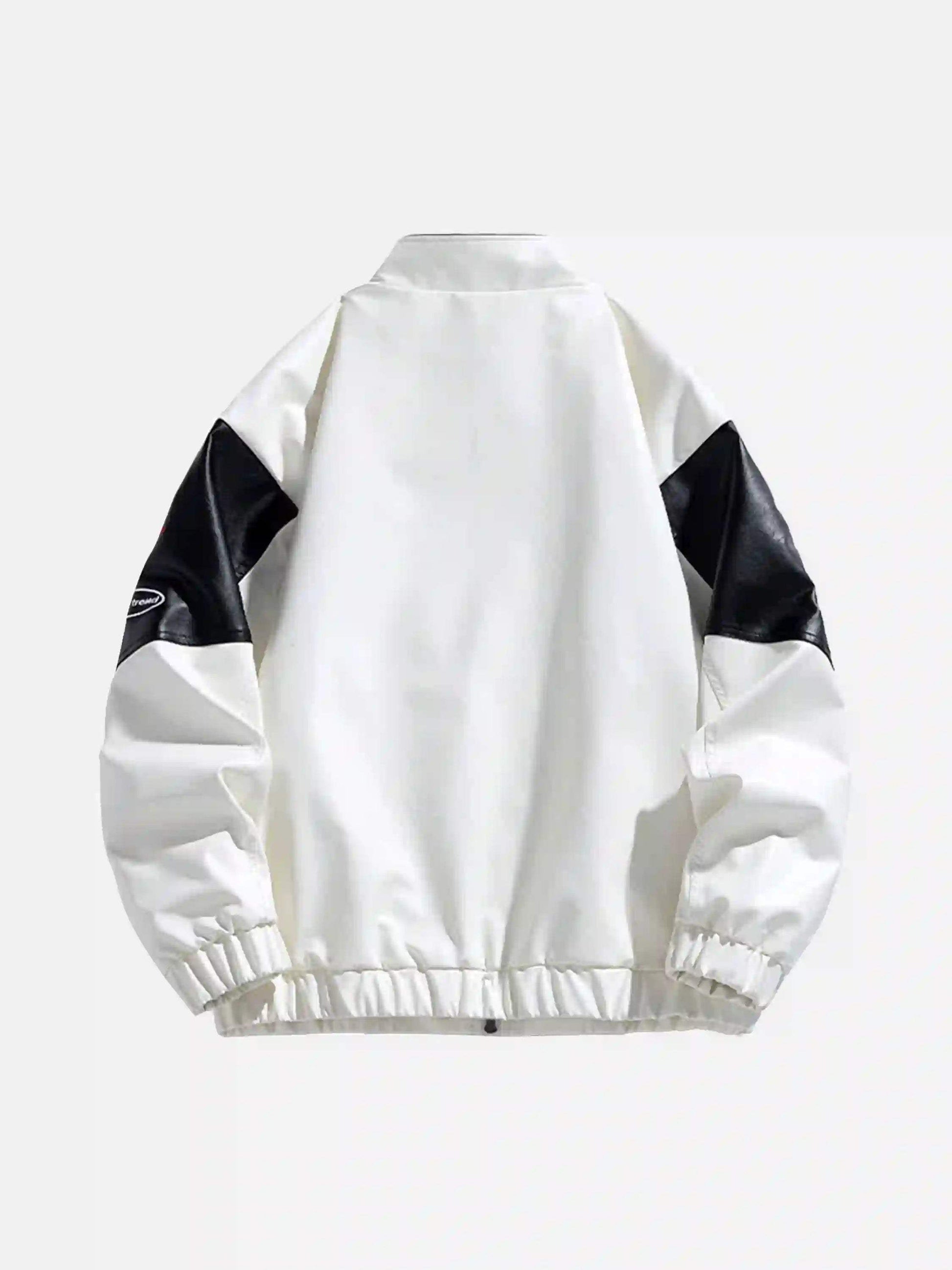 Disguisen High Street Splicing Racing Baseball Jacket