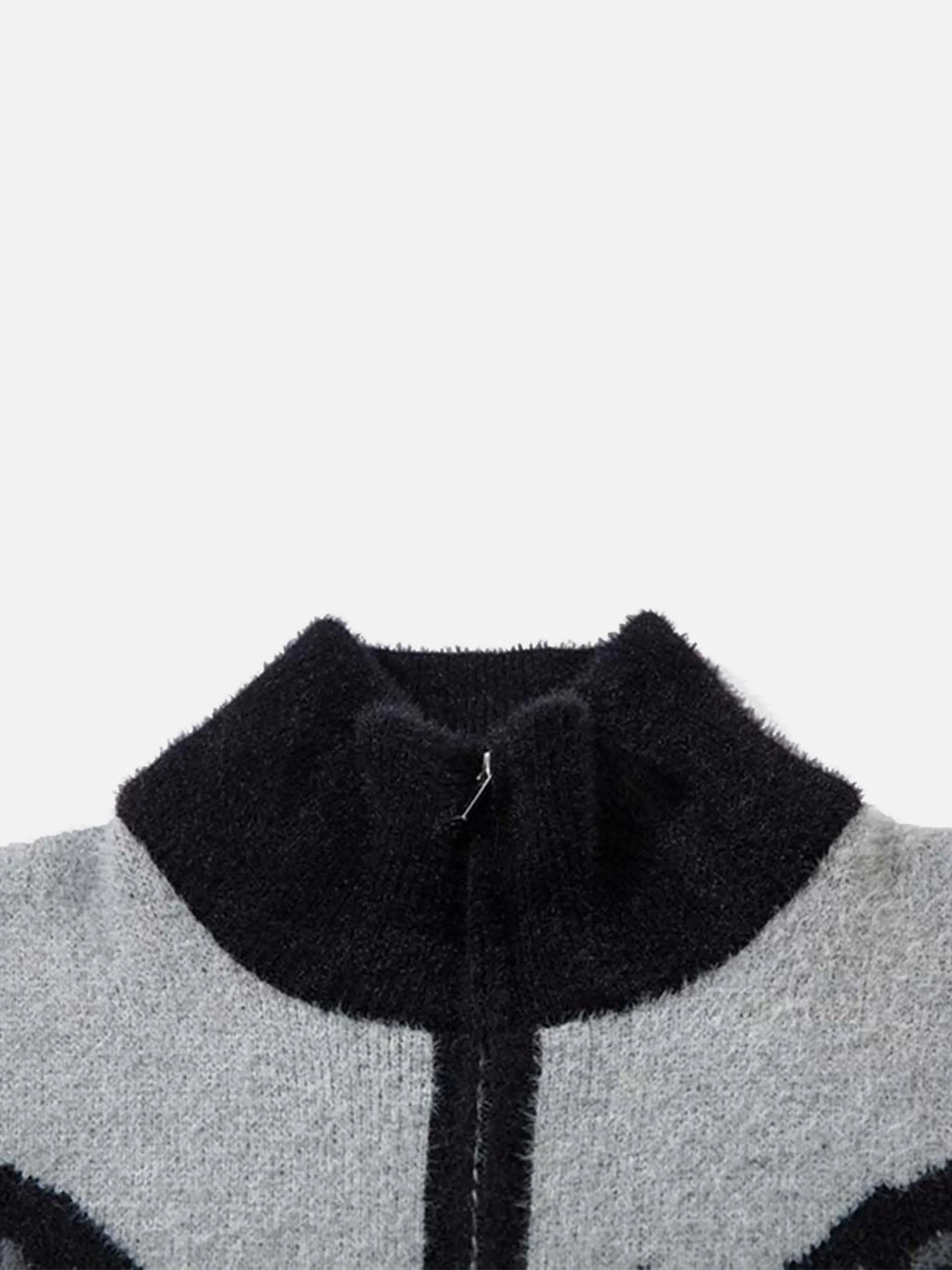 Hand-Painted Butterfly Mohair Jacquard Cardigan