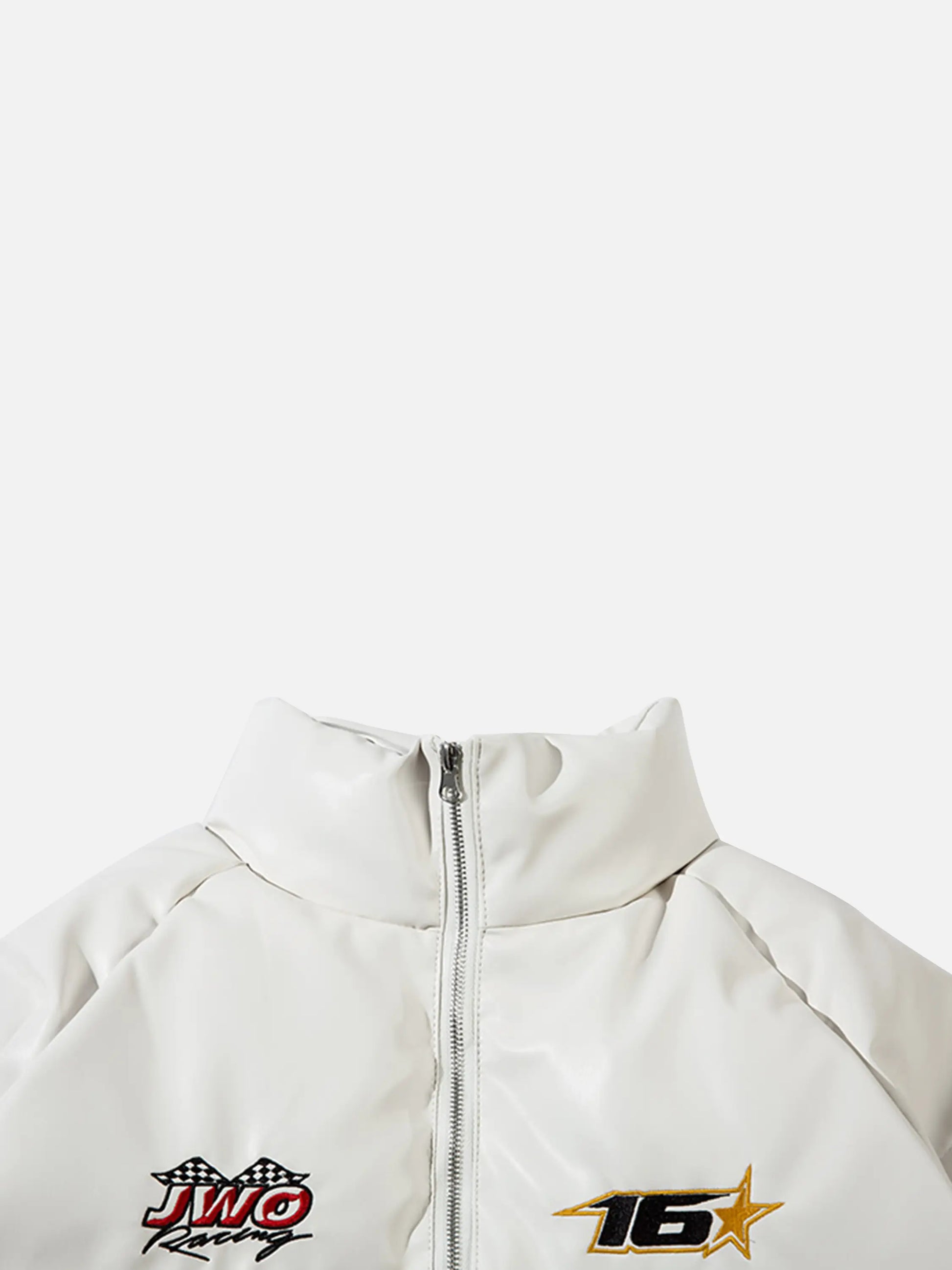 Disguisen American Retro Flame Embroidered Coat