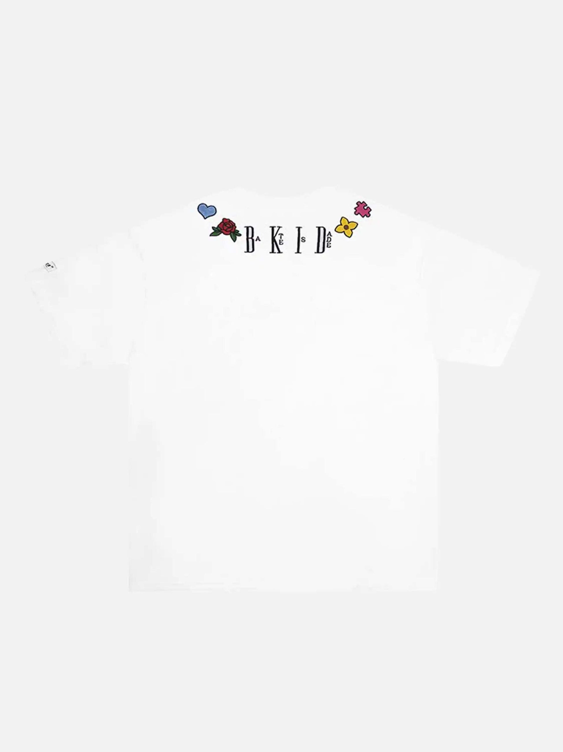 Disguisen Colorful Letter Embroidered T-Shirt