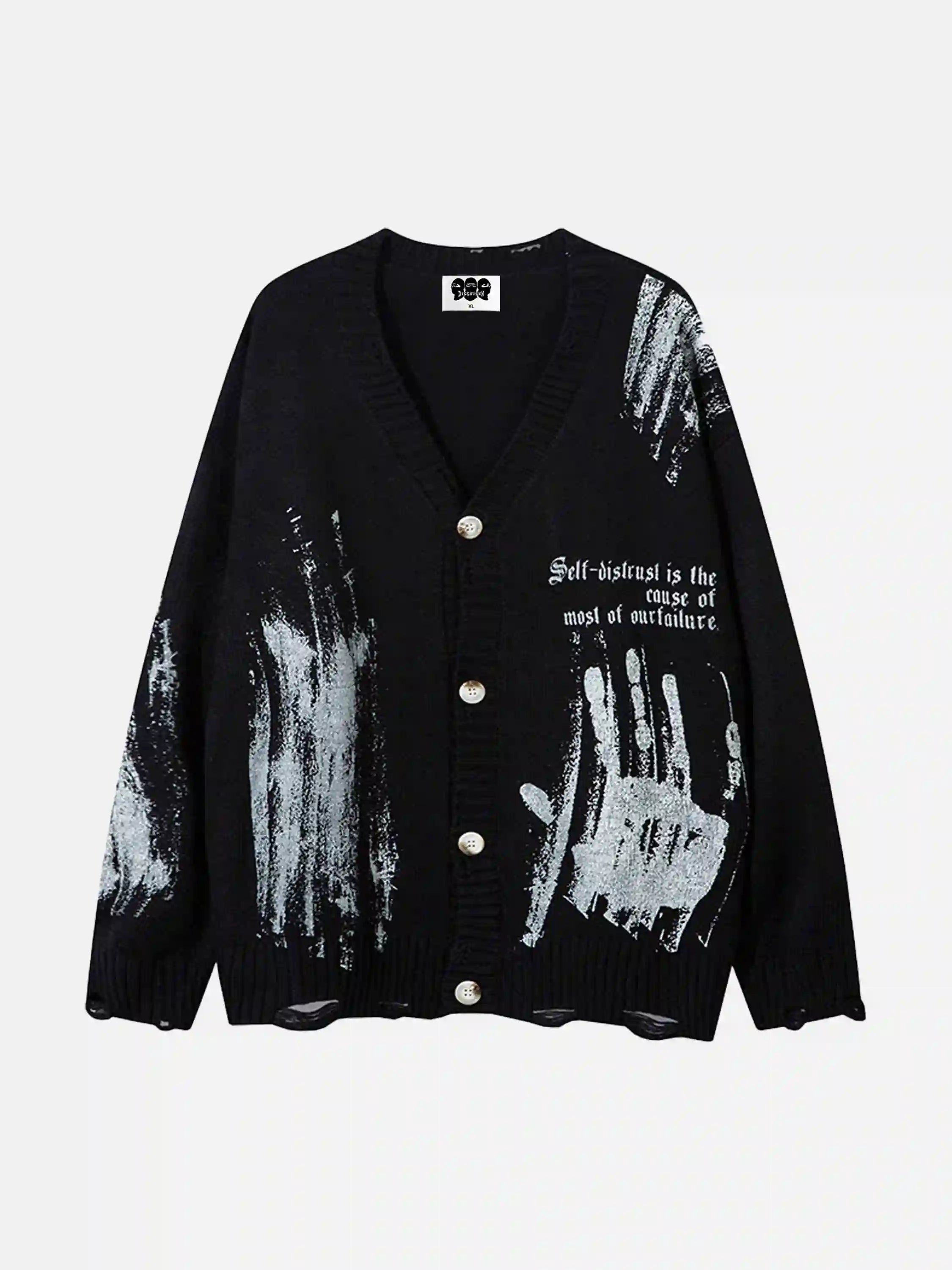 Disguisen Palm Graffiti Cardigan