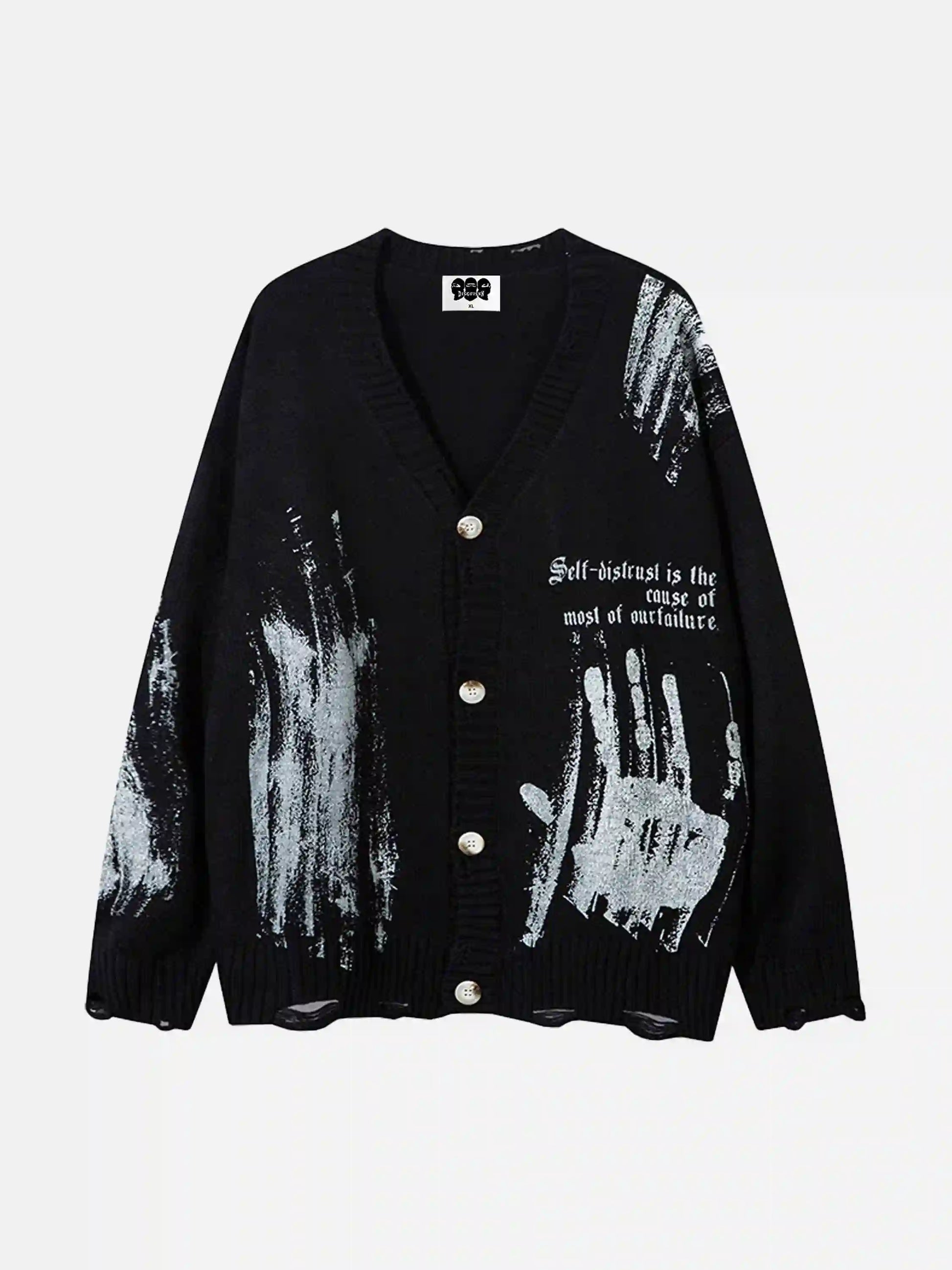 Disguisen Palm Graffiti Cardigan