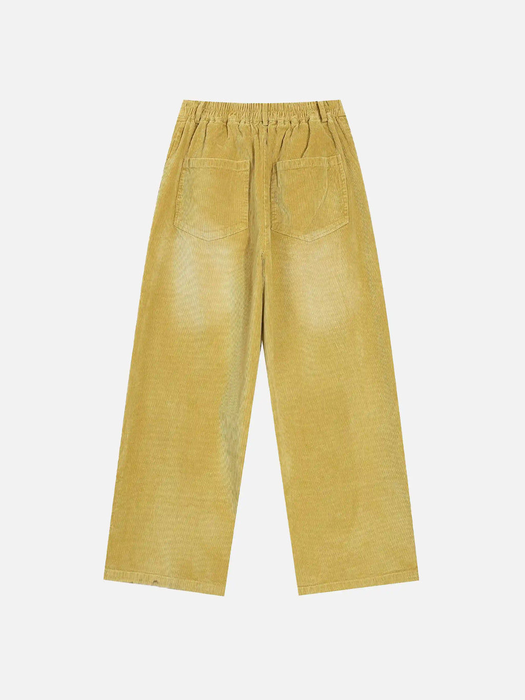 Vintage Water Ripples Corduroy Straight Leg Pants