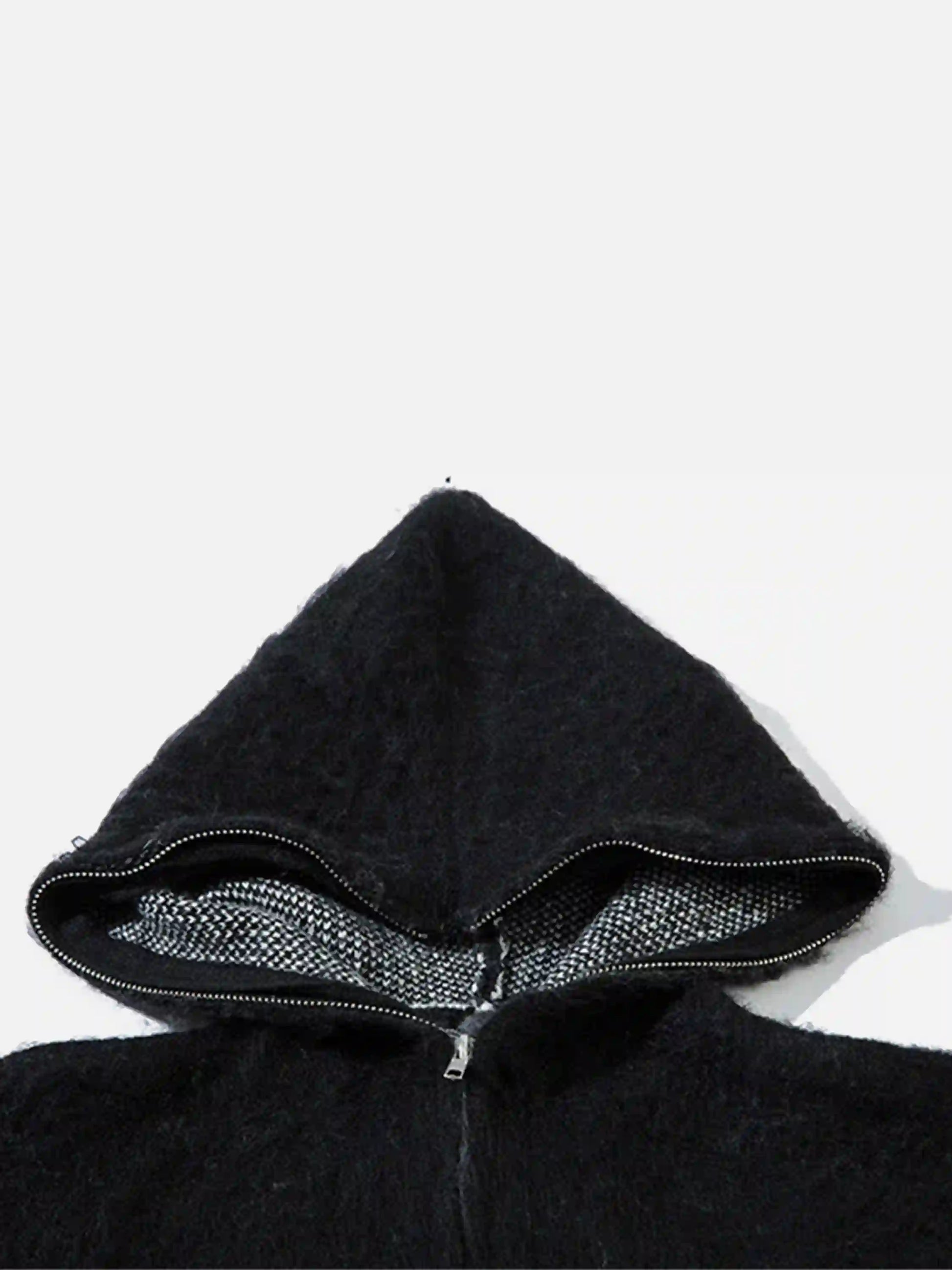 Disguisen Star Graffiti Knitted Zip-up Hoodie