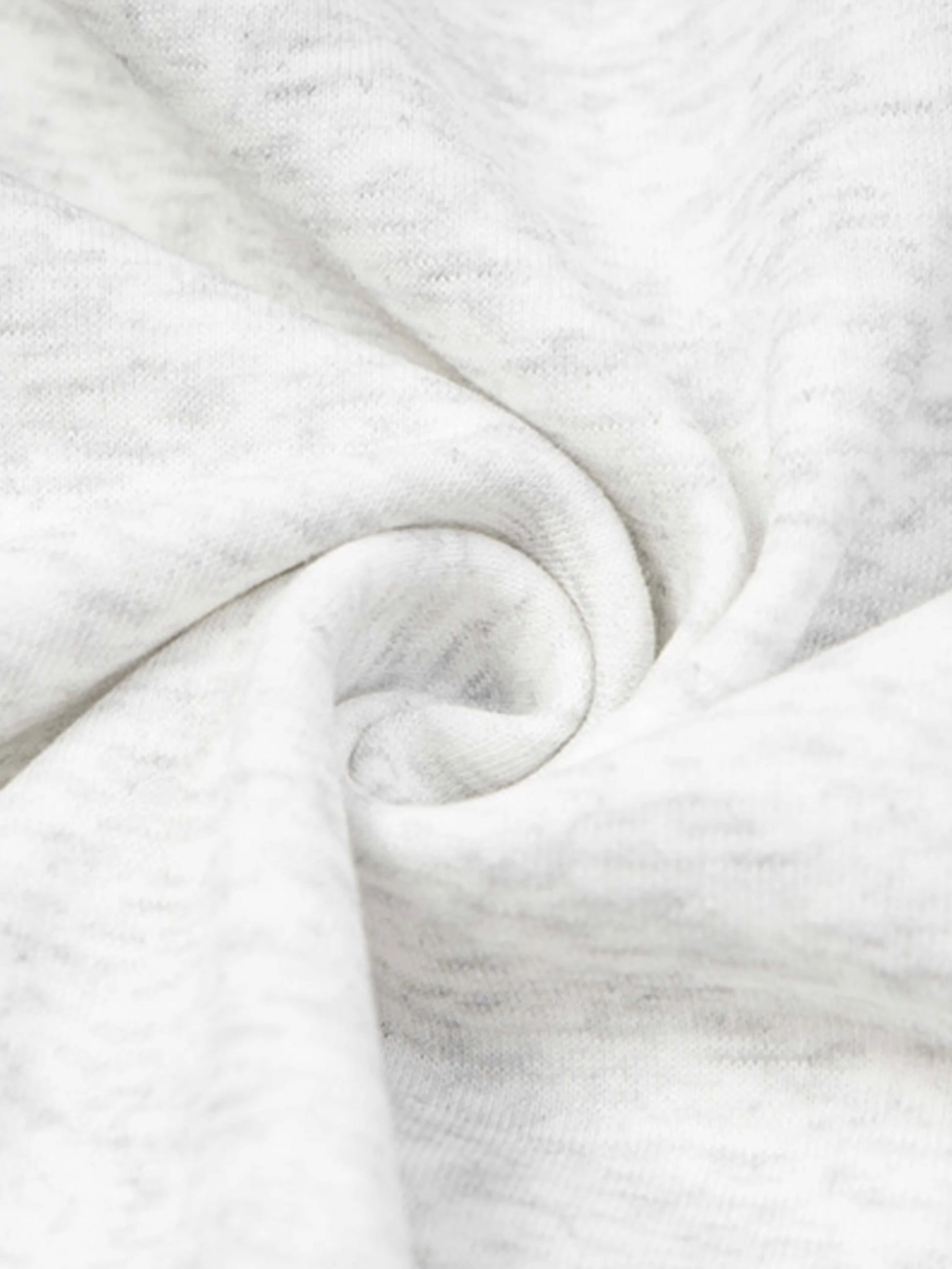 Letter Printed Fleece Hoodie