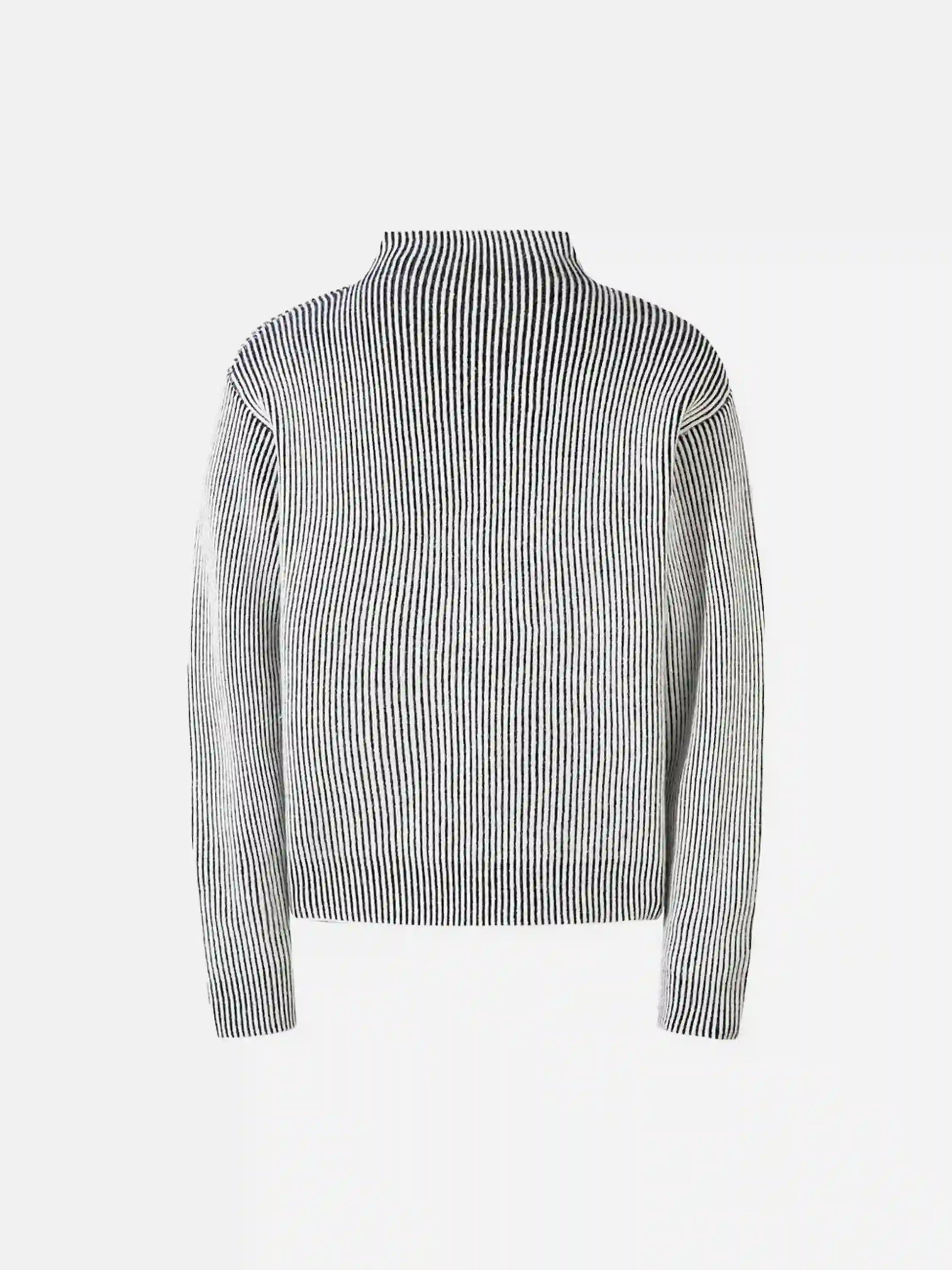 Disguisen Jacquard Half Turtleneck Knitted Sweater